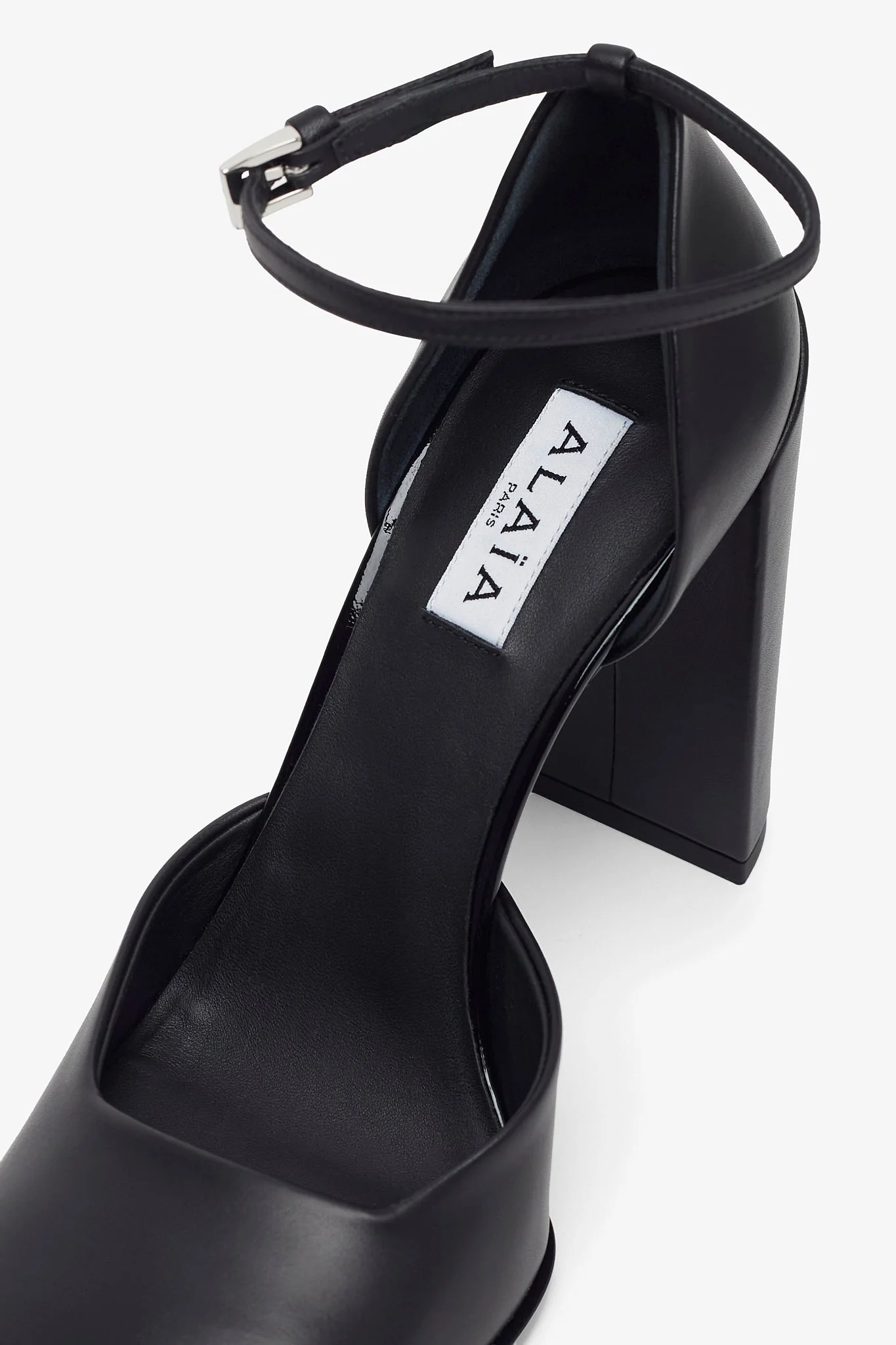 Square 90 black pumps - Image 4