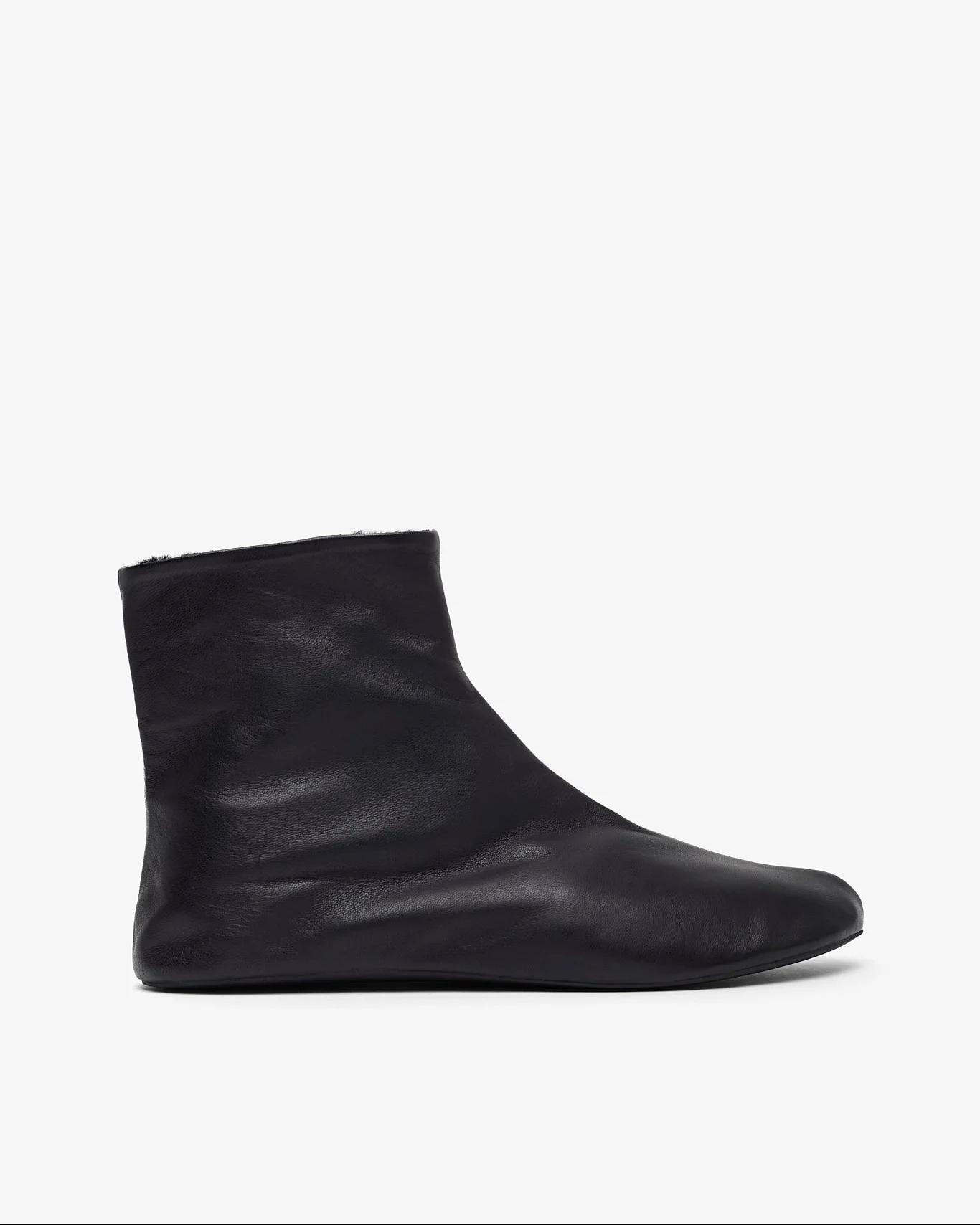 Stella black leather boots