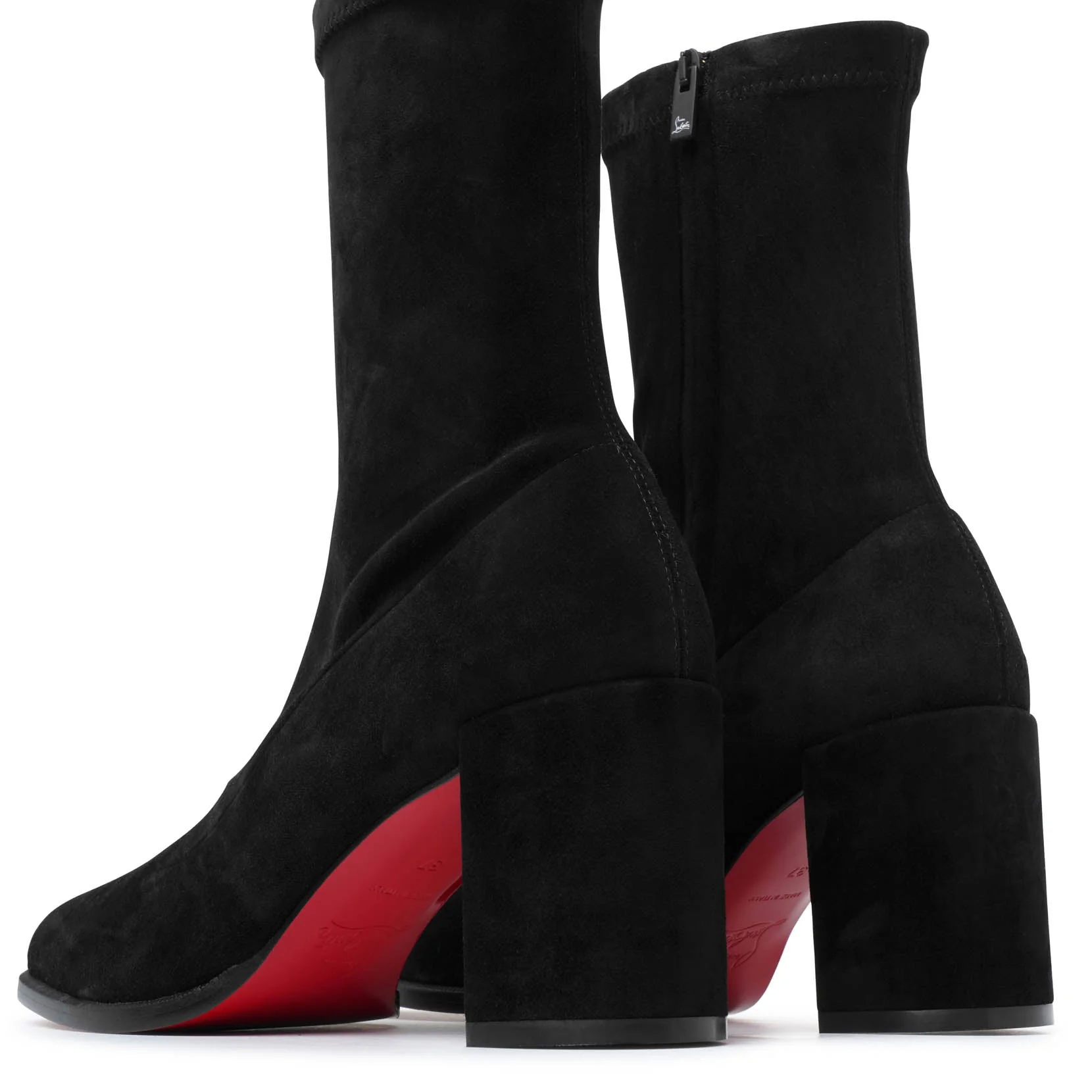 Stretchadoxa 70 black suede ankle boots - Image 6