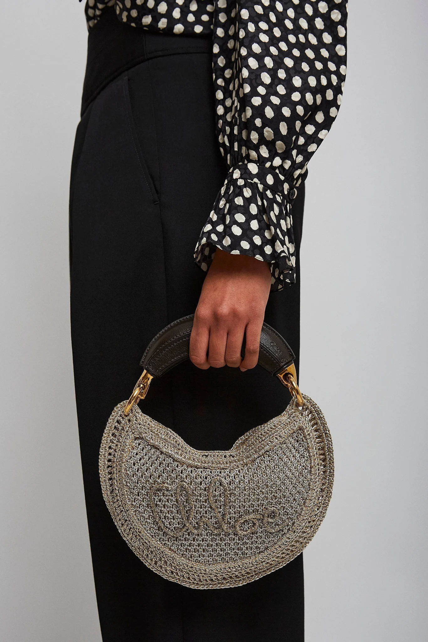 Summer Banana mini silver bag - Image 2