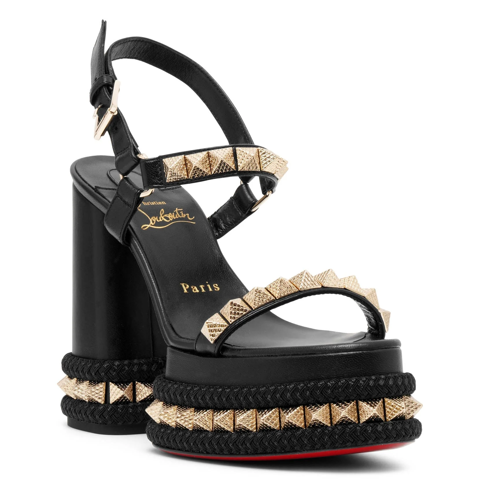 Superaclou 130 black sandals - Image 3