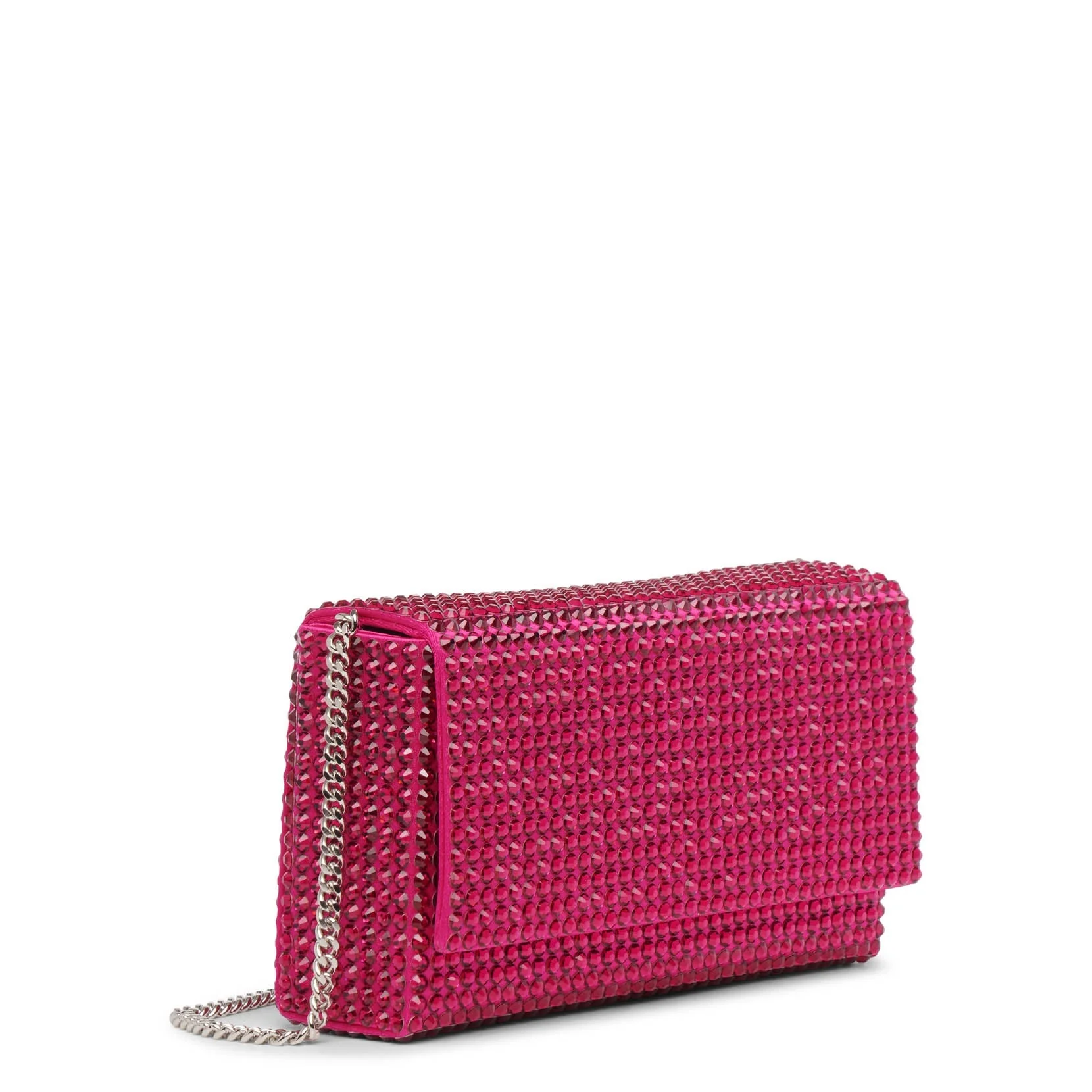 Superamini Paloma pink crystal clutch - Image 3