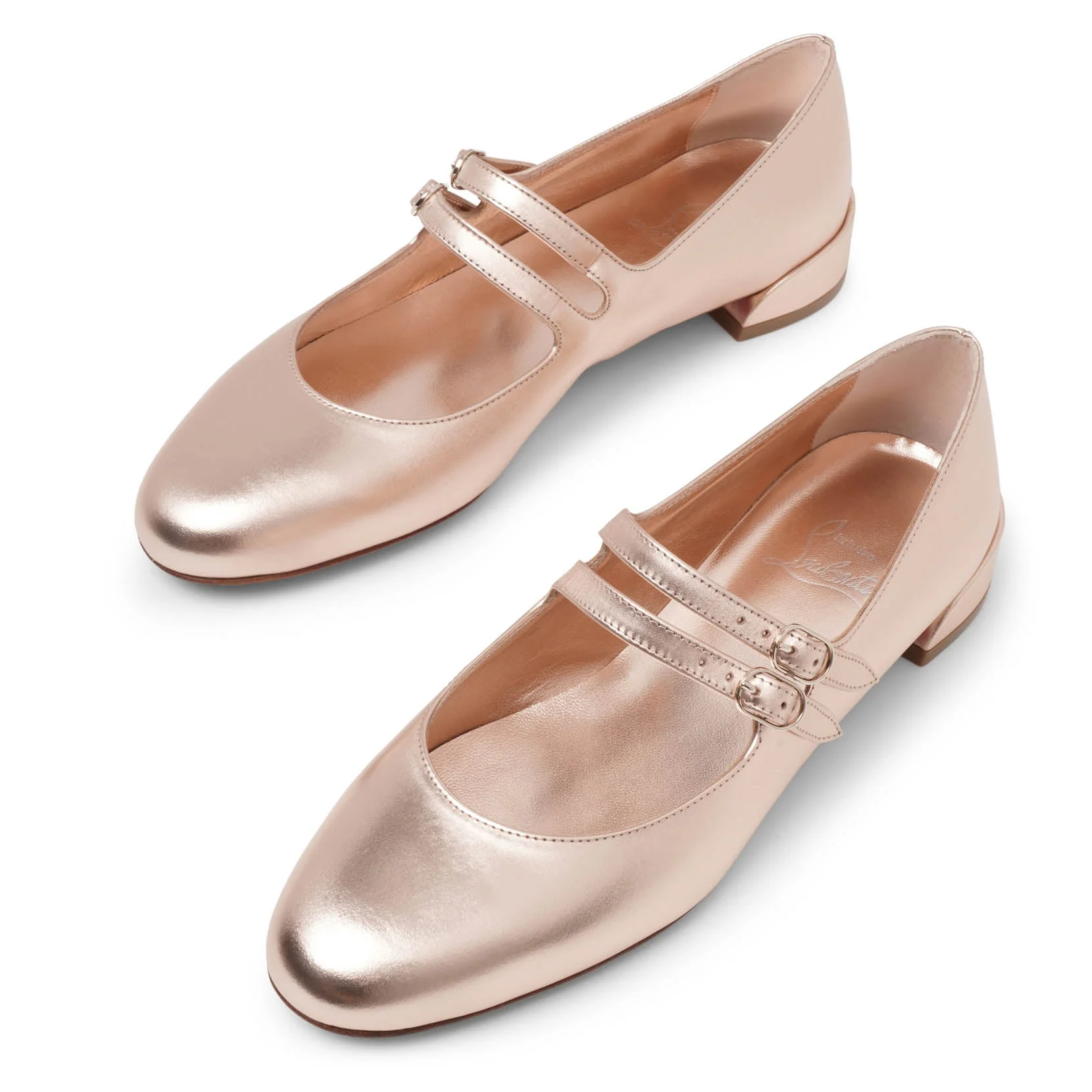 Sweet Jane pink metallic flats - Image 5