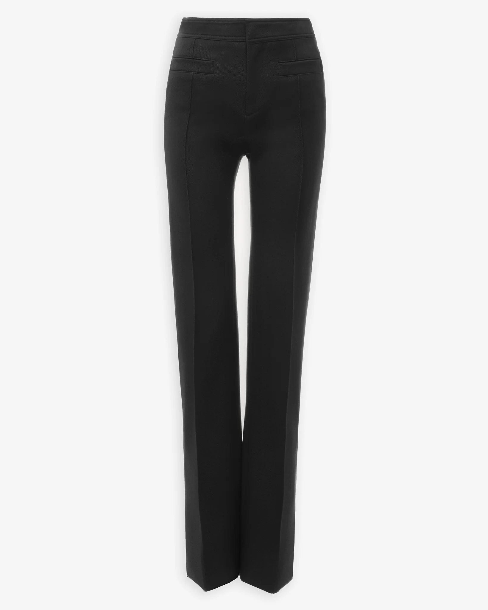 Tailored black trousers