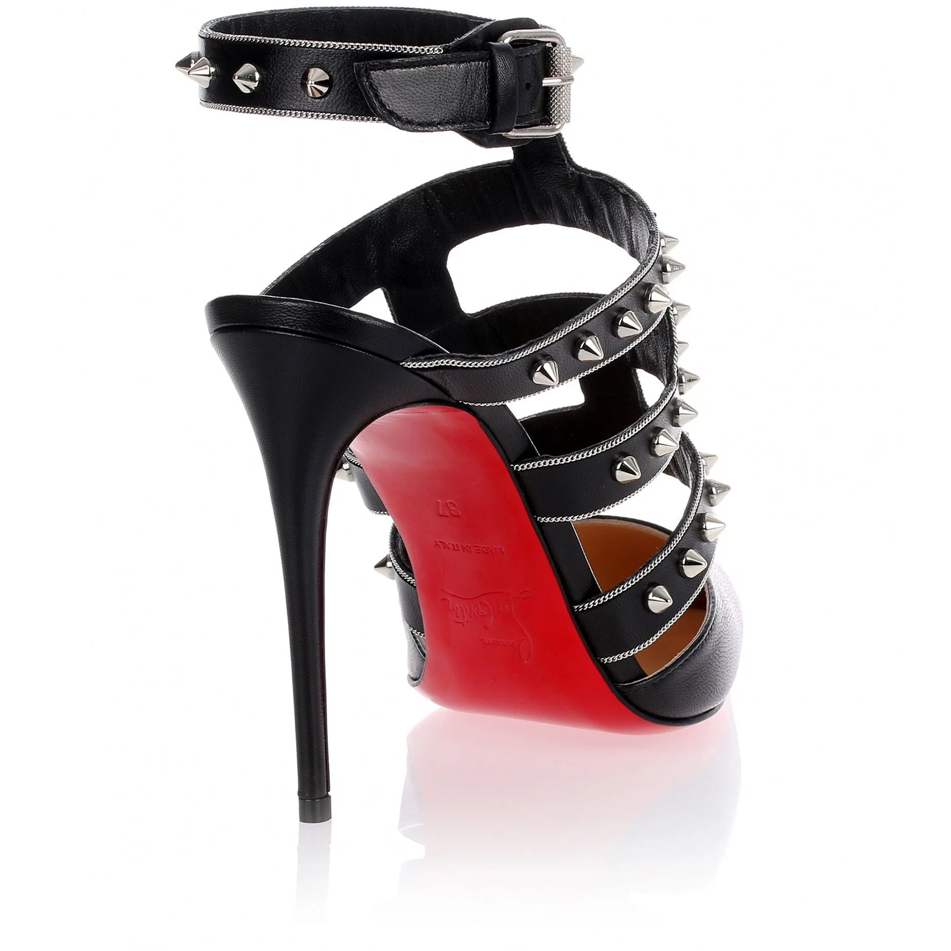 Tchicaboum black spikes sandal - Image 3