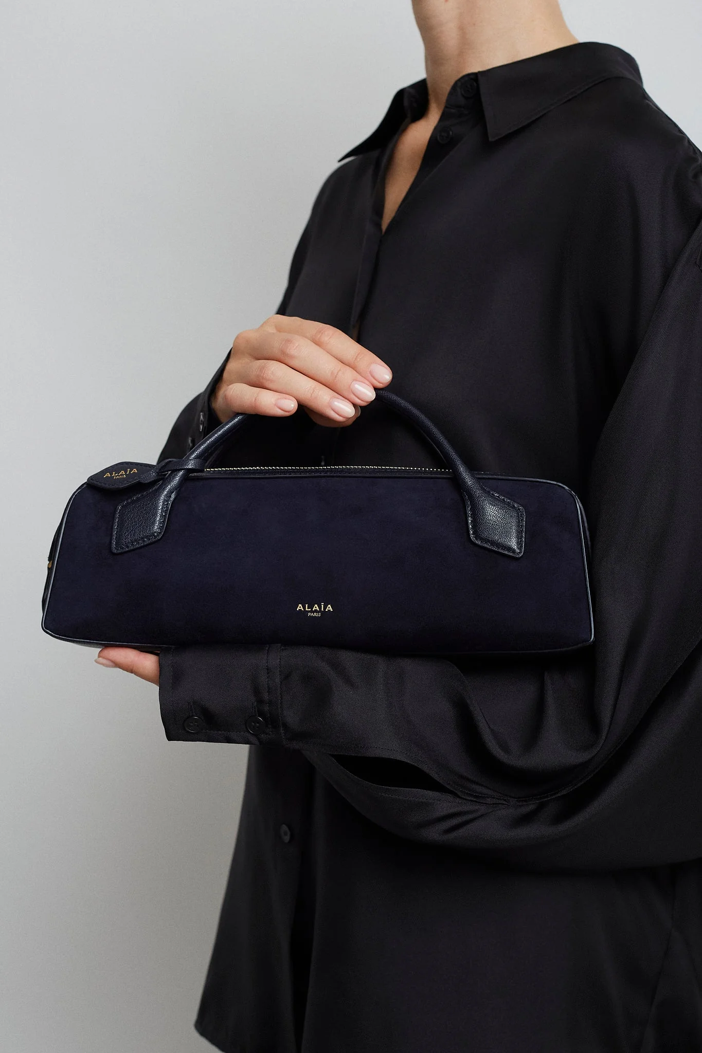 Teckel Clutch dark blue bag - Image 2
