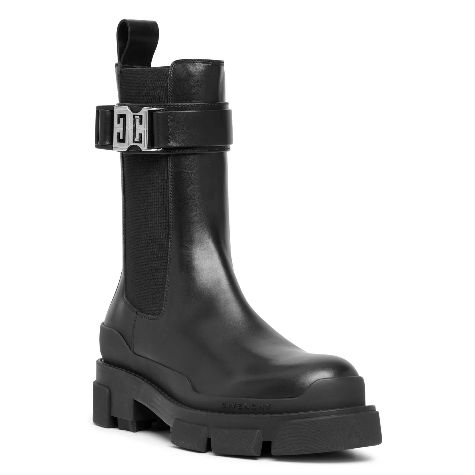 Terra black leather chelsea boots - Image 3