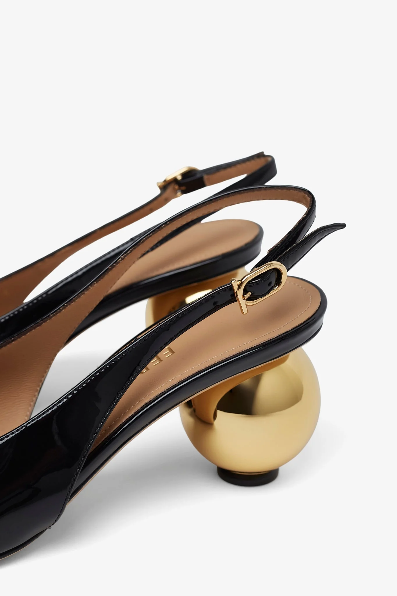 Tessie 70 black sling pumps - Image 4