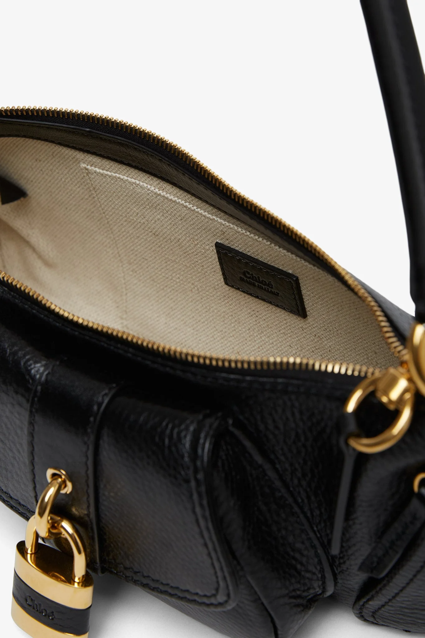 The 99 black leather shoulder bag - Image 4