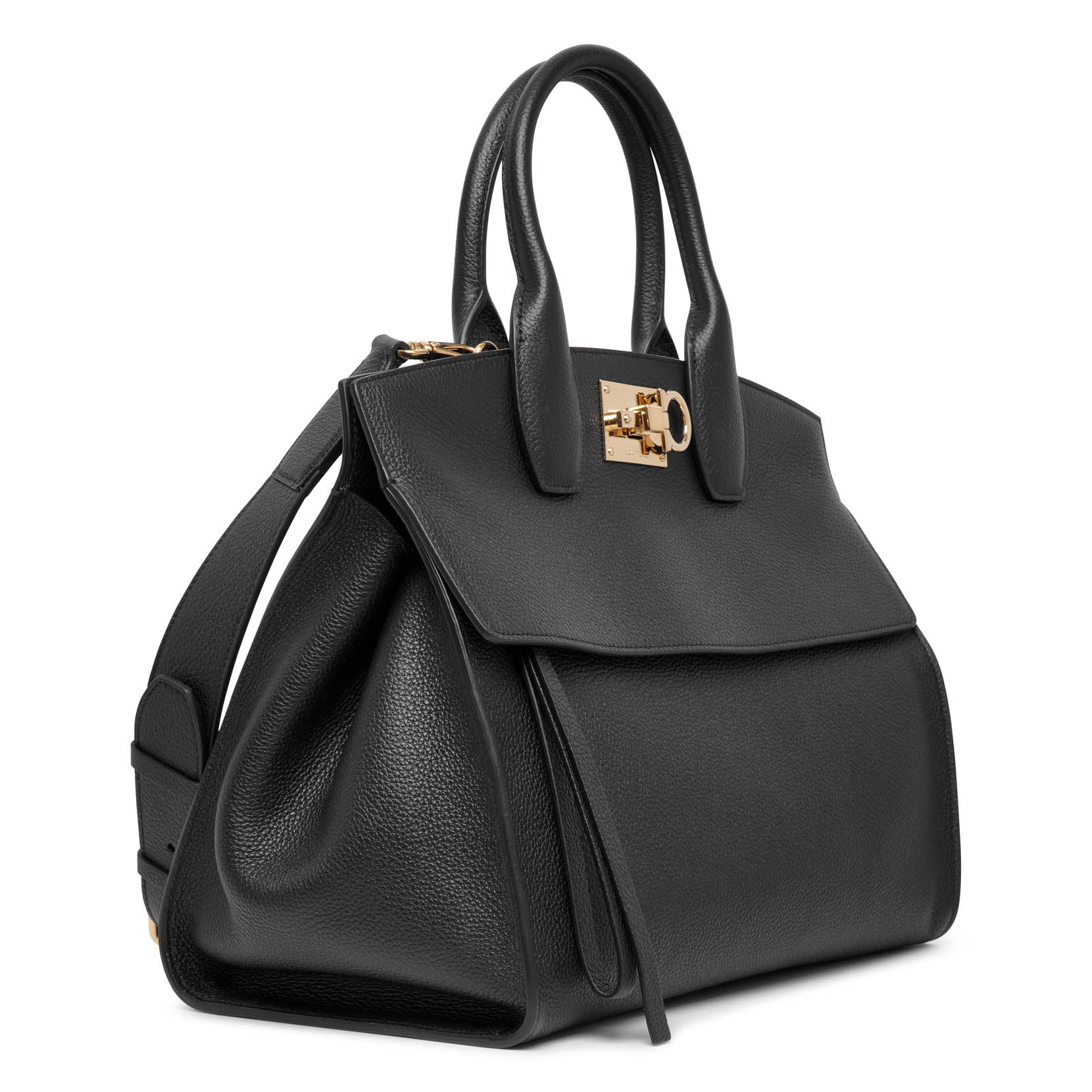 The Studio Soft black leather bag - Image 4