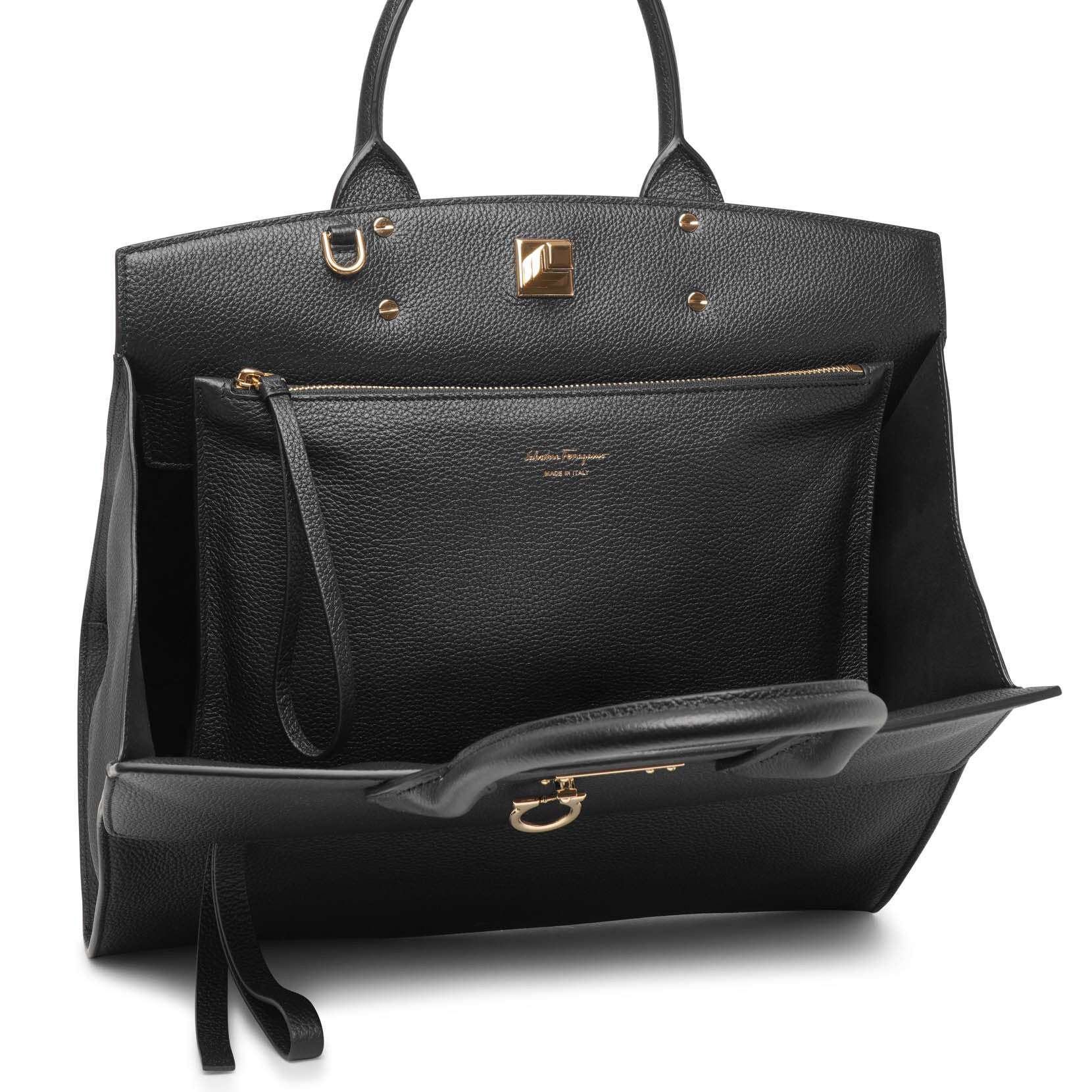 The Studio Soft black leather bag - Image 6