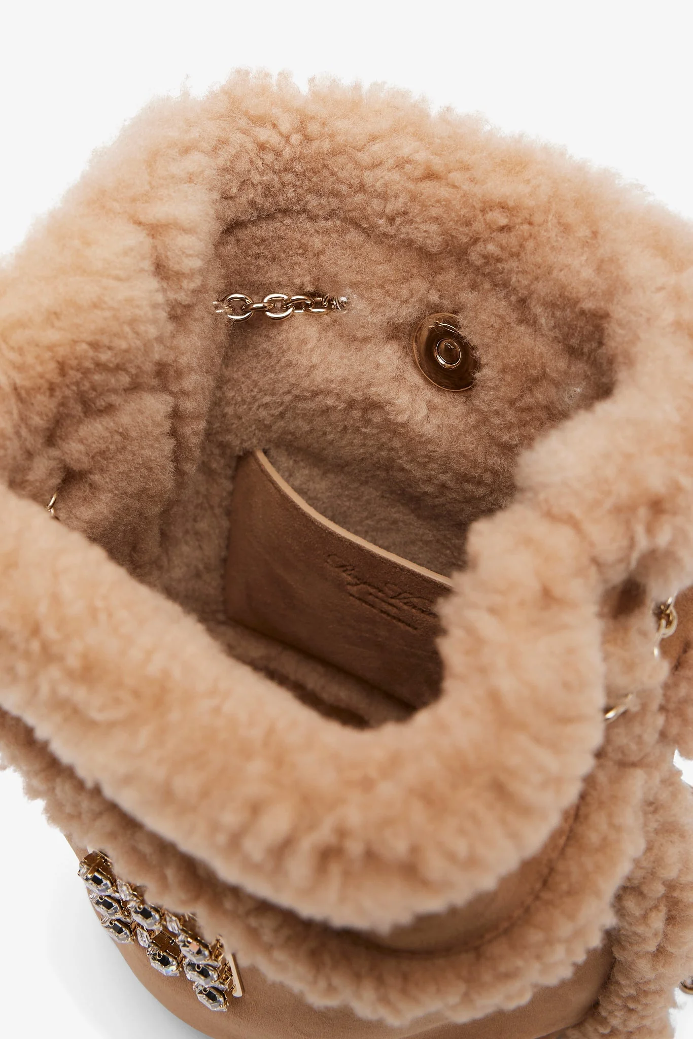 Tres Vivier shearling back pack - Image 5