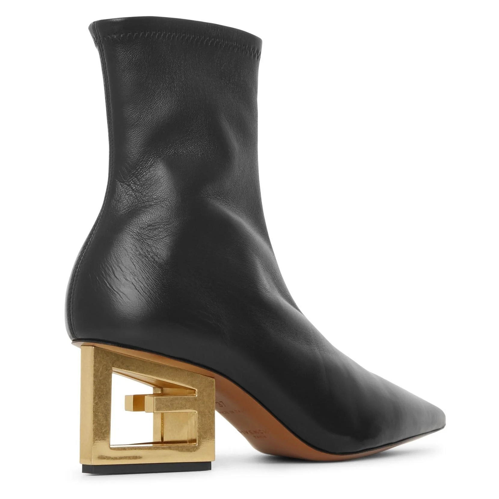 Triangle stretch leather boots - Image 3