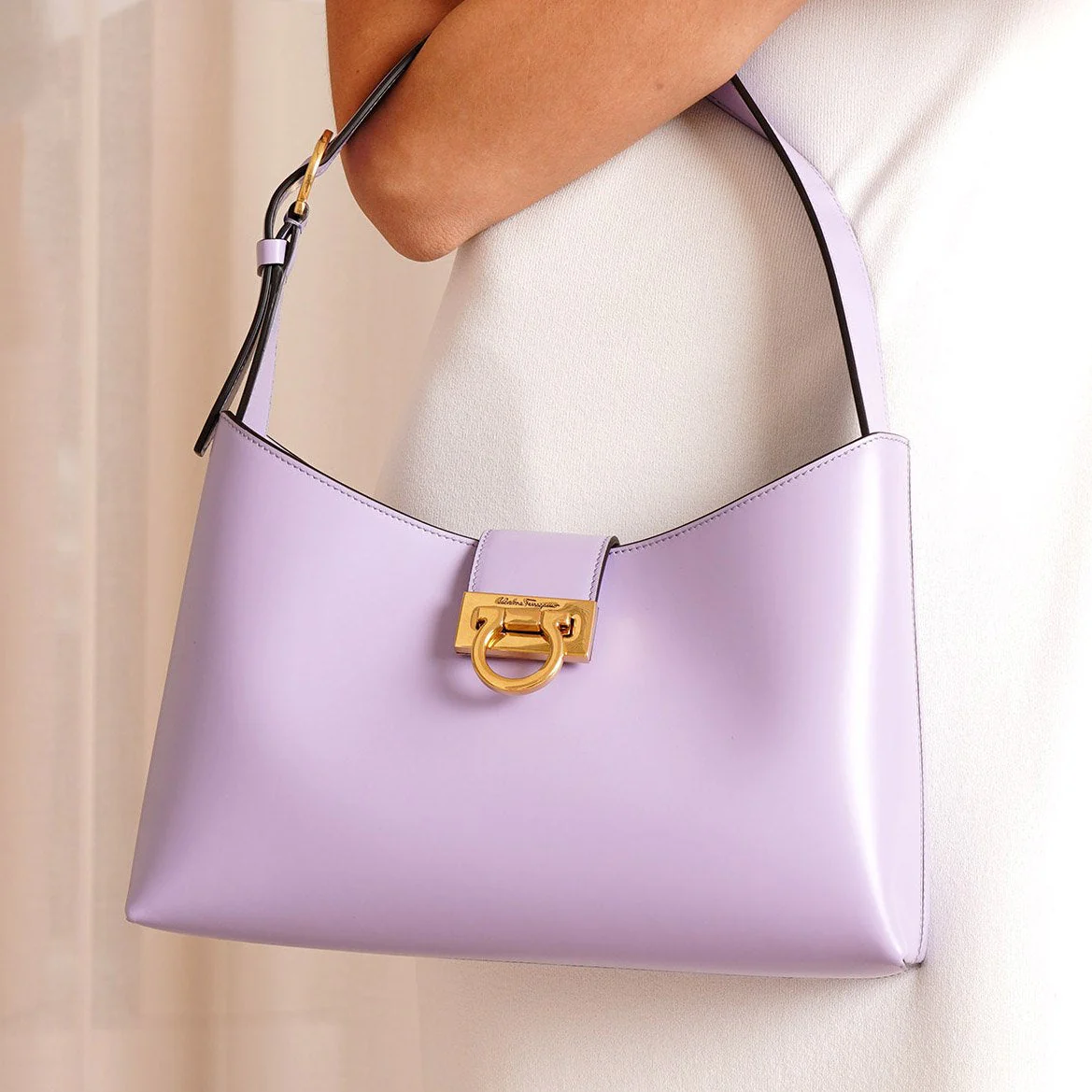 Trifolio spring lilac shoulder bag - Image 6
