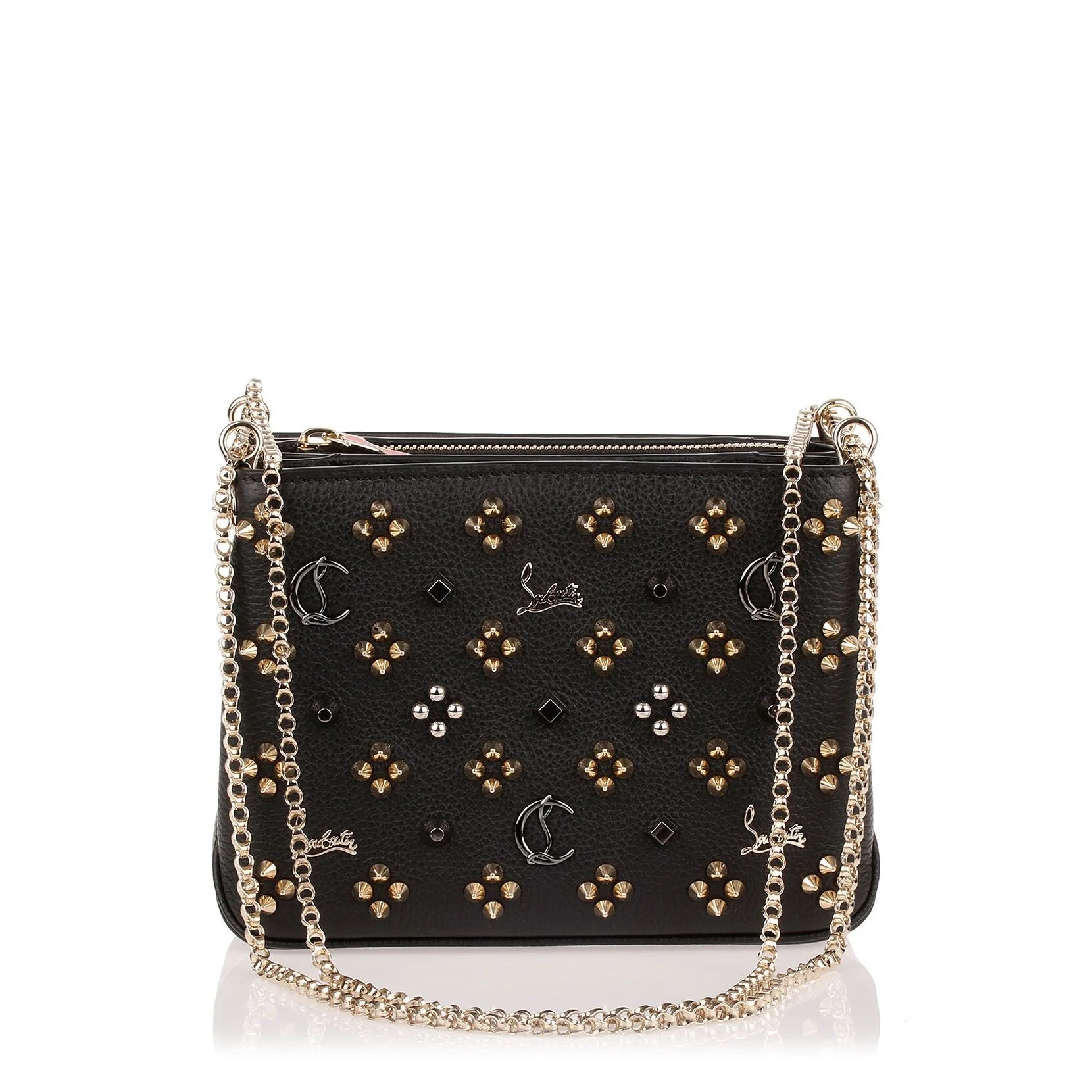 Triloubi small black logo studded bag - Image 2
