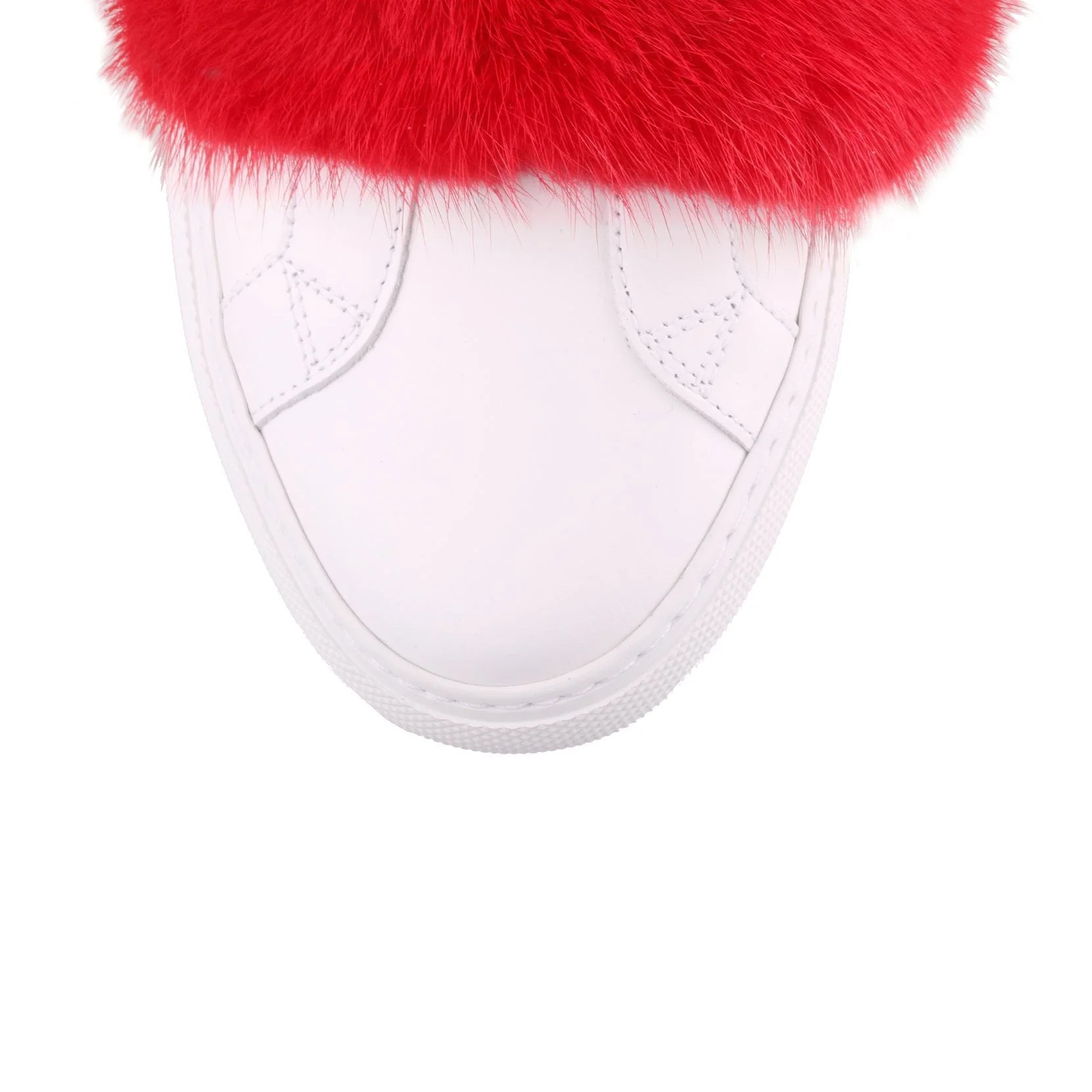 Urban street red mink sneaker - Image 4