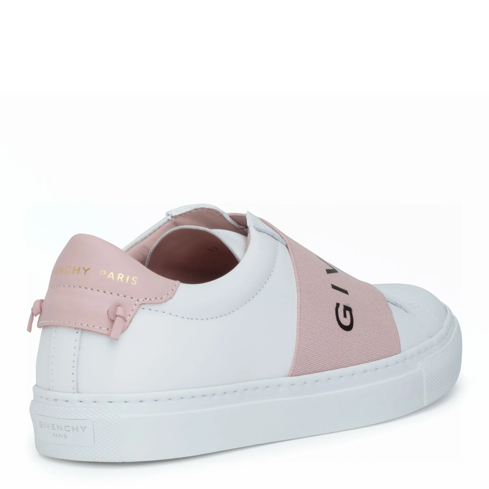 Urban street white and pink logo sneakers - Image 3