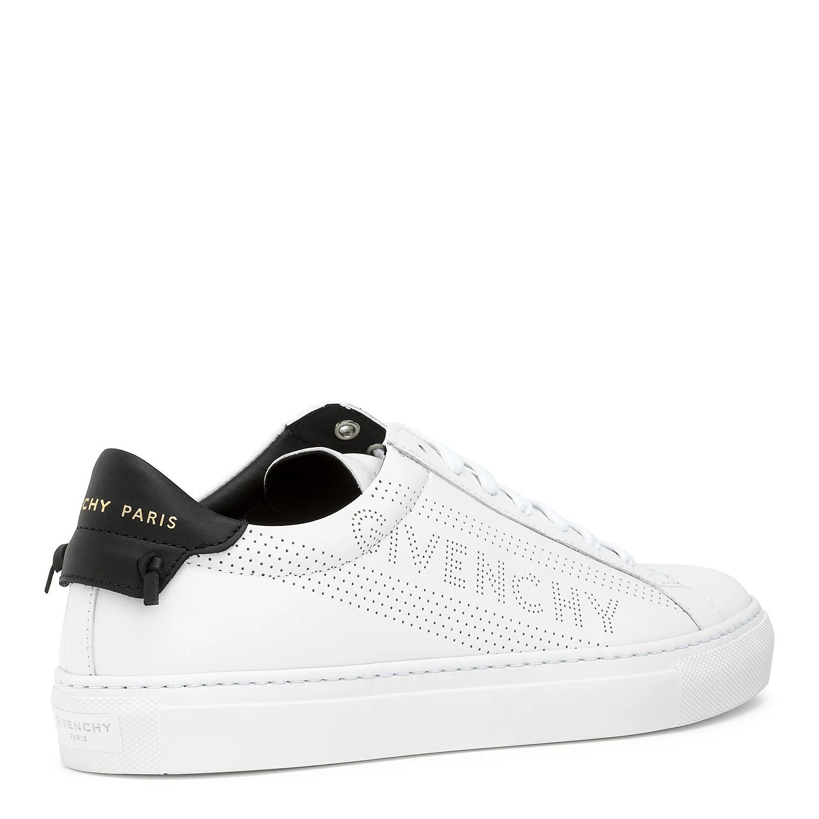 Urban street white perforated logo sneakers - Image 3