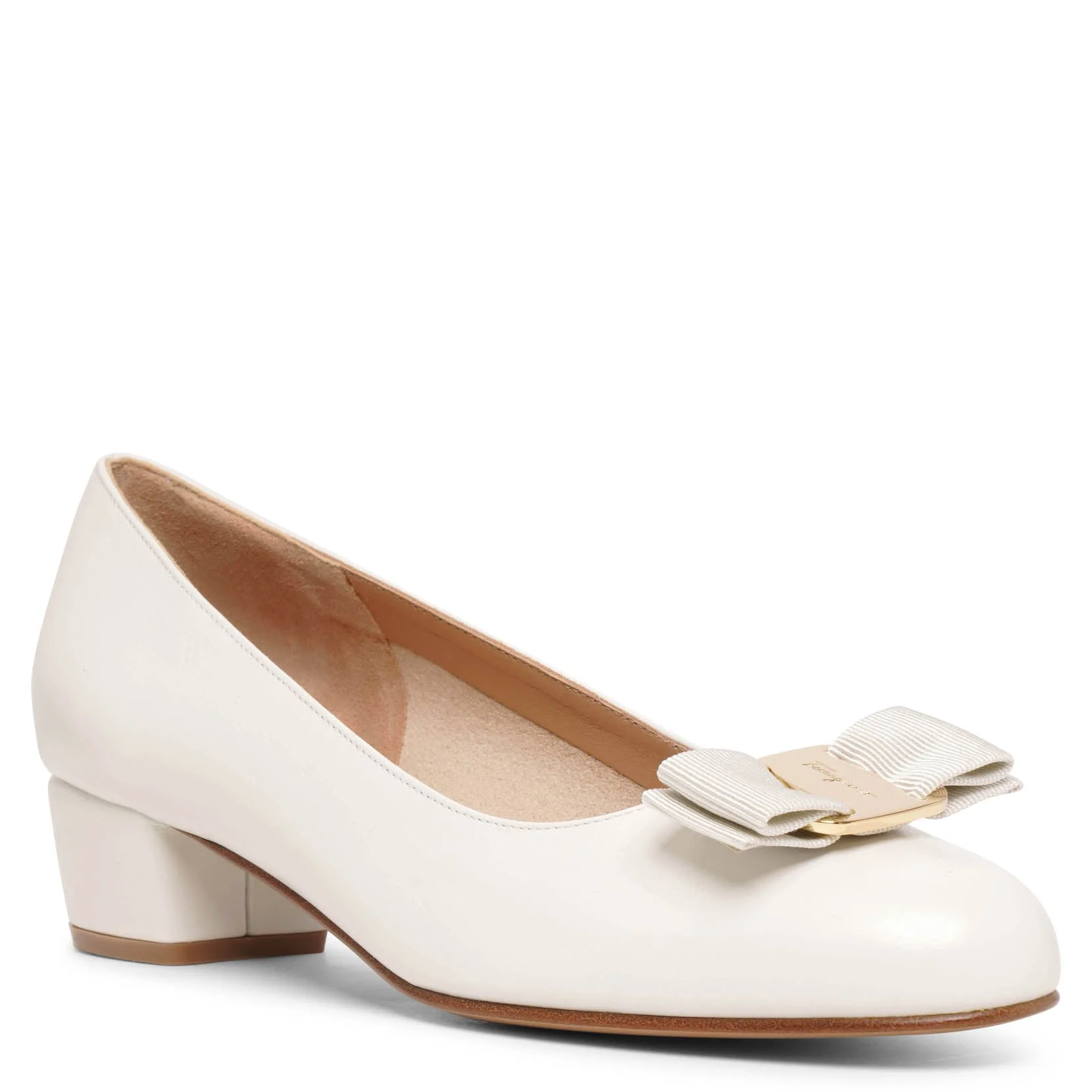 Vara 22 white leather pumps - Image 3