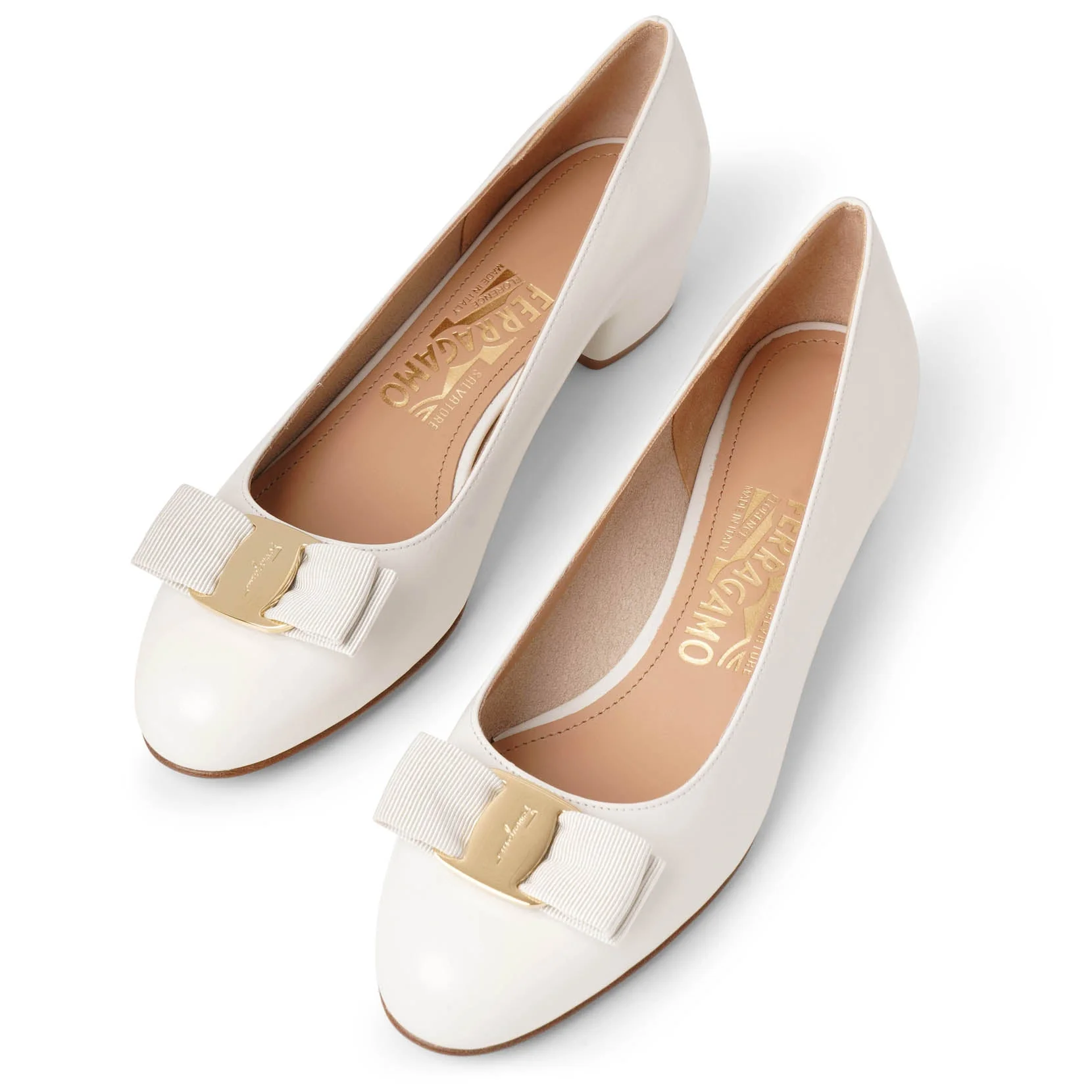 Vara 22 white leather pumps - Image 5