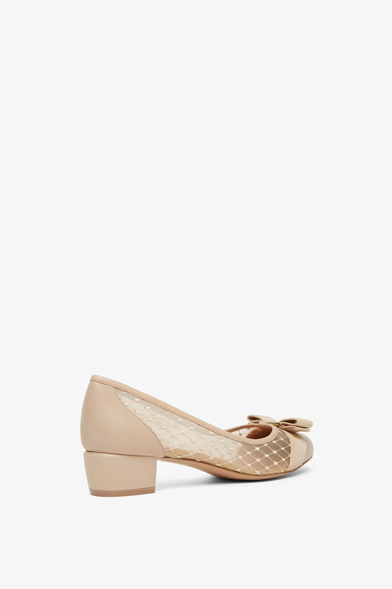 Vara beige mesh pumps - Image 3