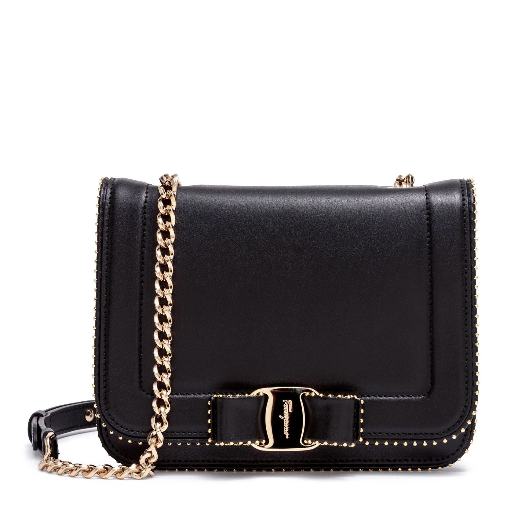 Vara Rainbow black leather shoulder bag - Image 2