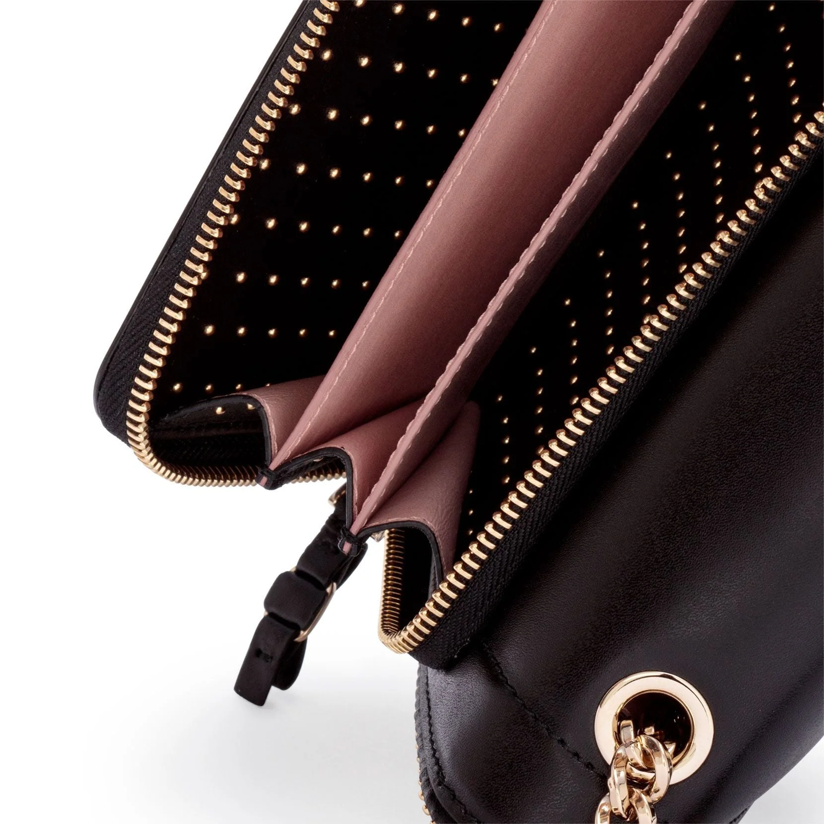 Vara Rainbow black leather shoulder bag - Image 4