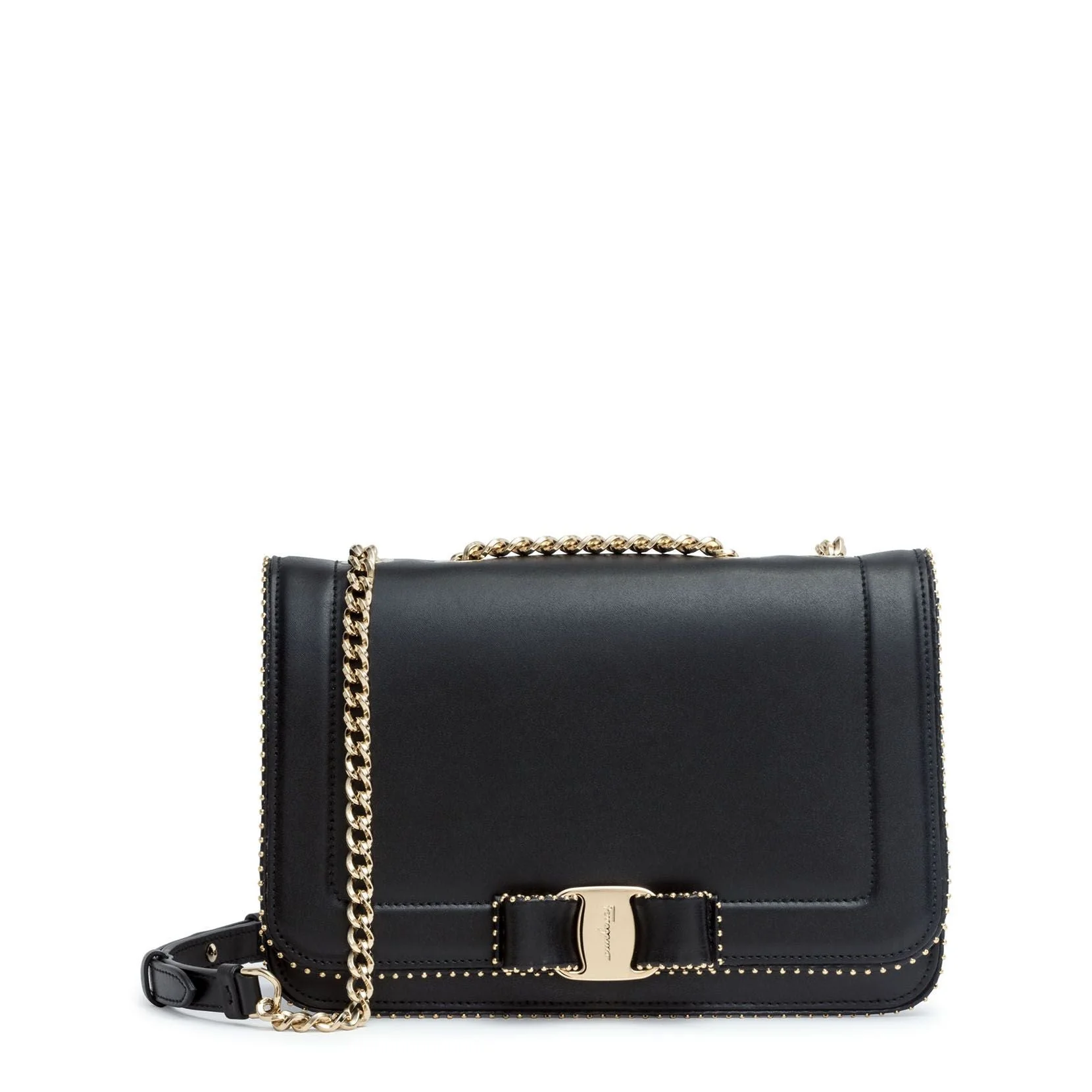 Vara Rainbow studs black bag - Image 2