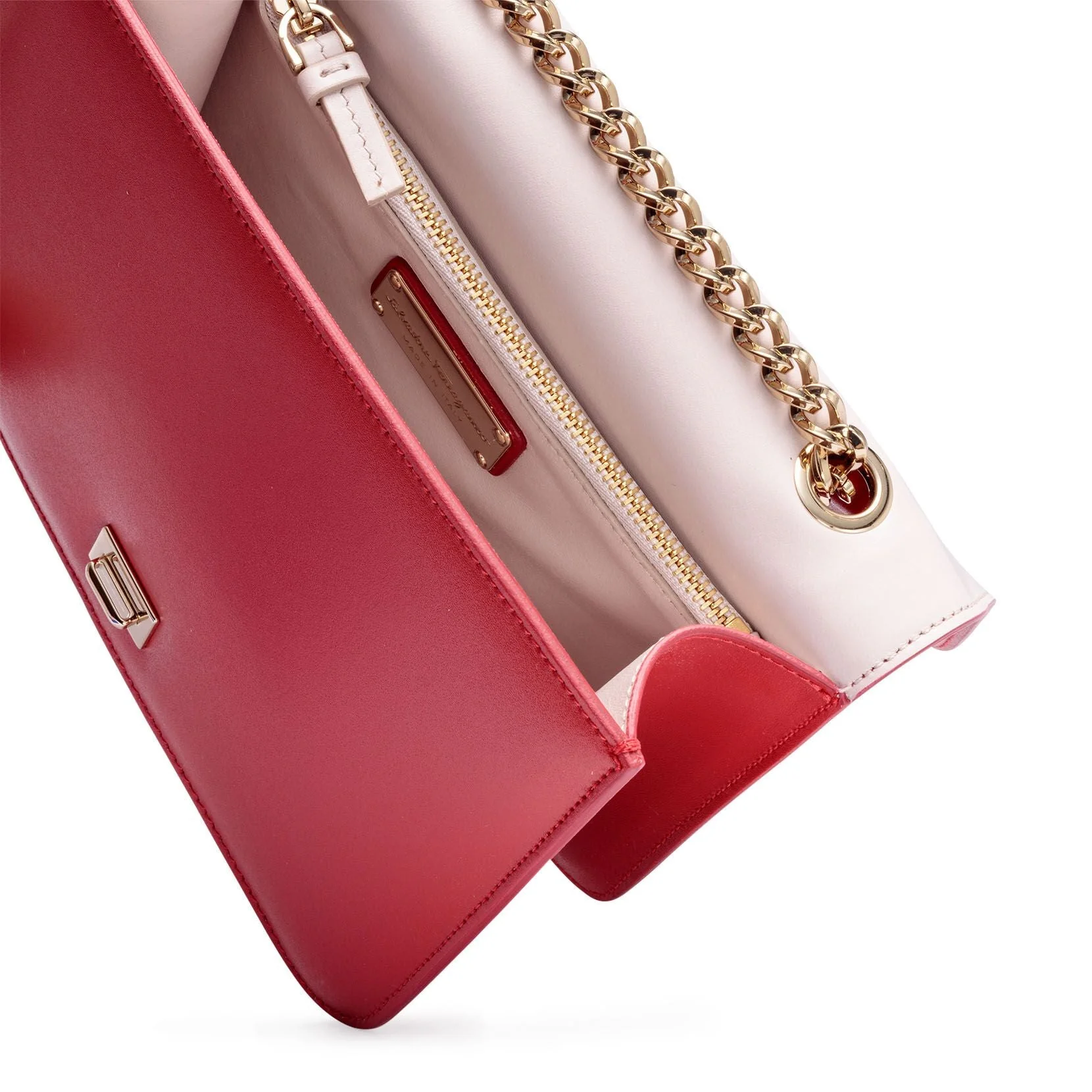 Vara red leather shoulder bag - Image 5