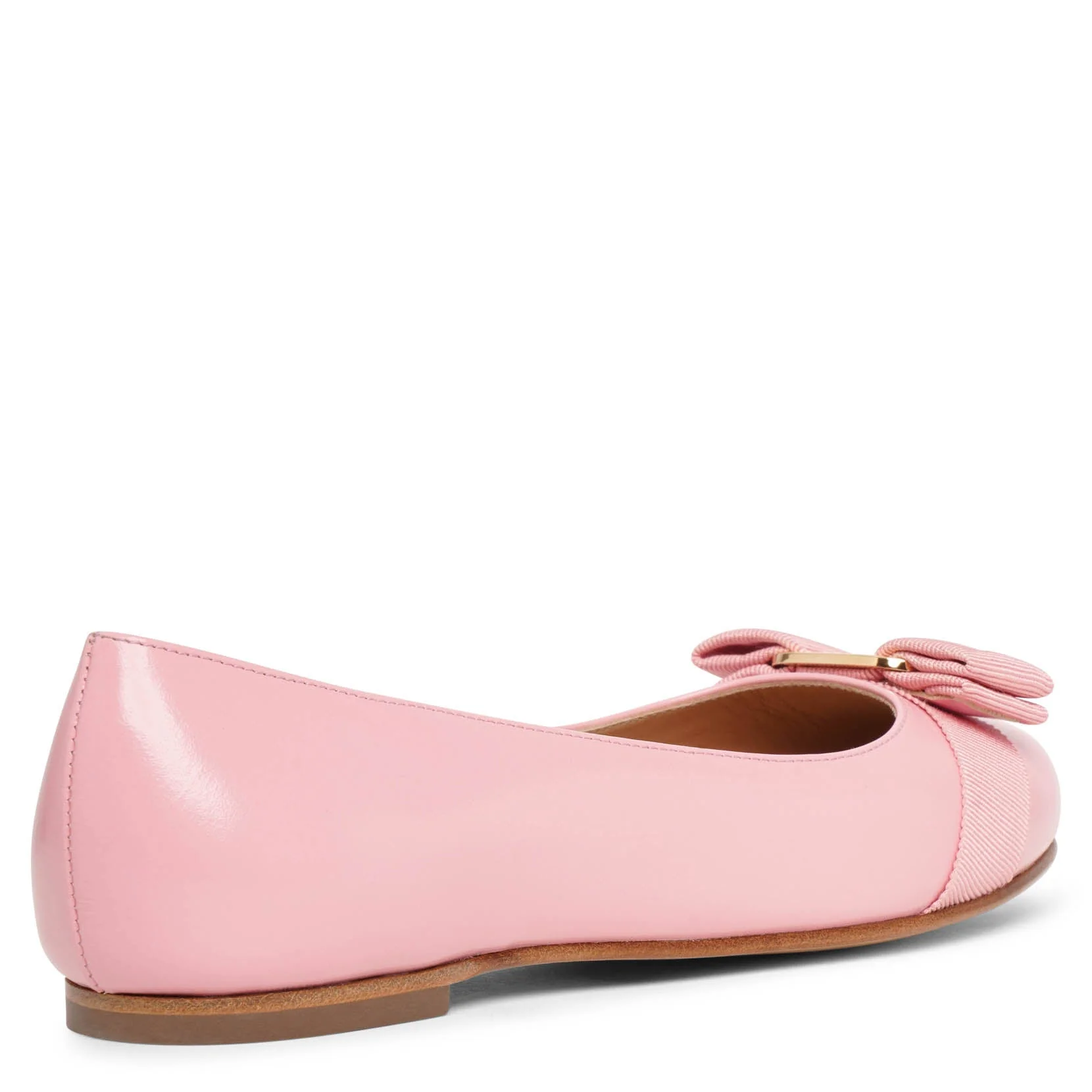 Varina 22 pink leather ballerinas - Image 4