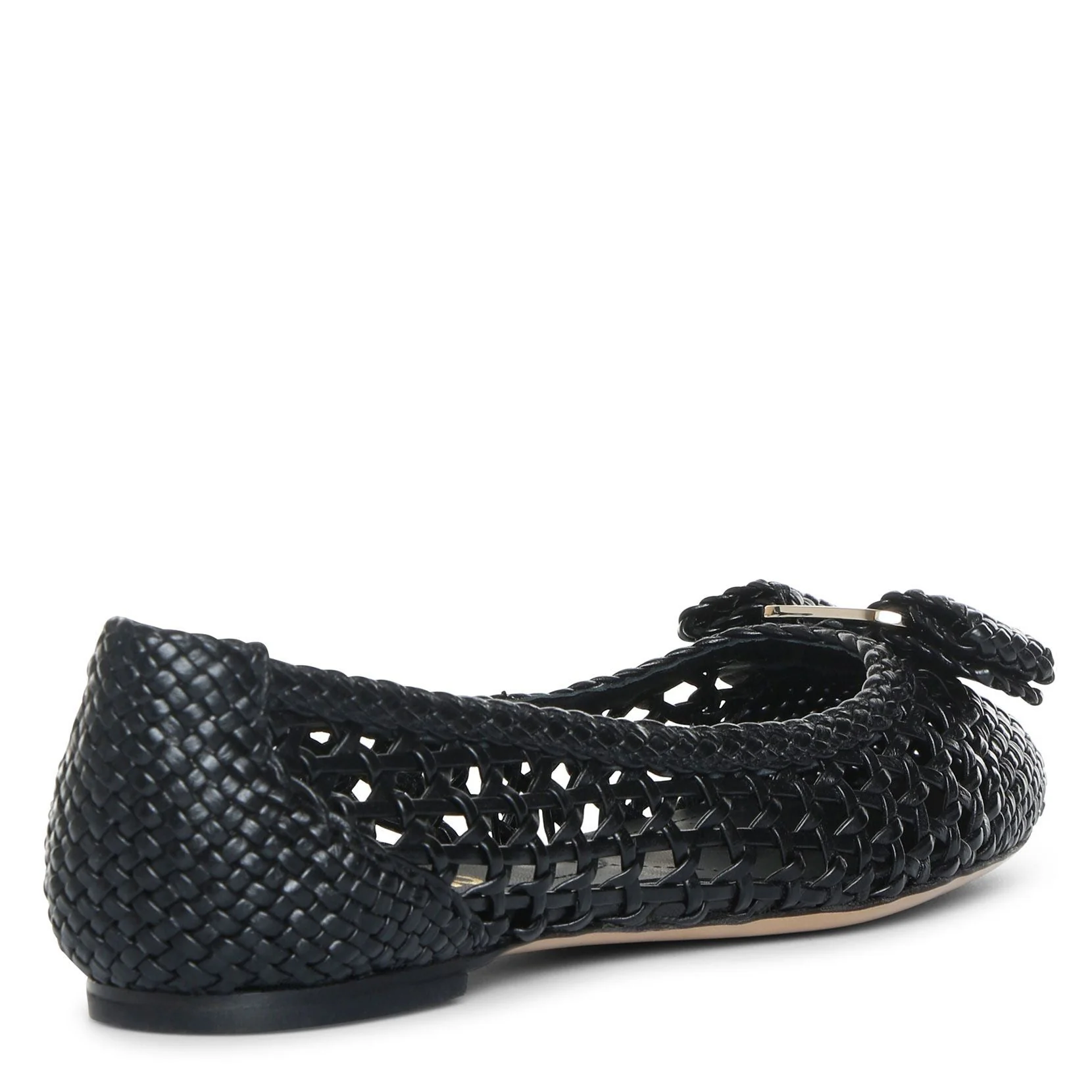 Varina black woven nappa ballerinas - Image 3