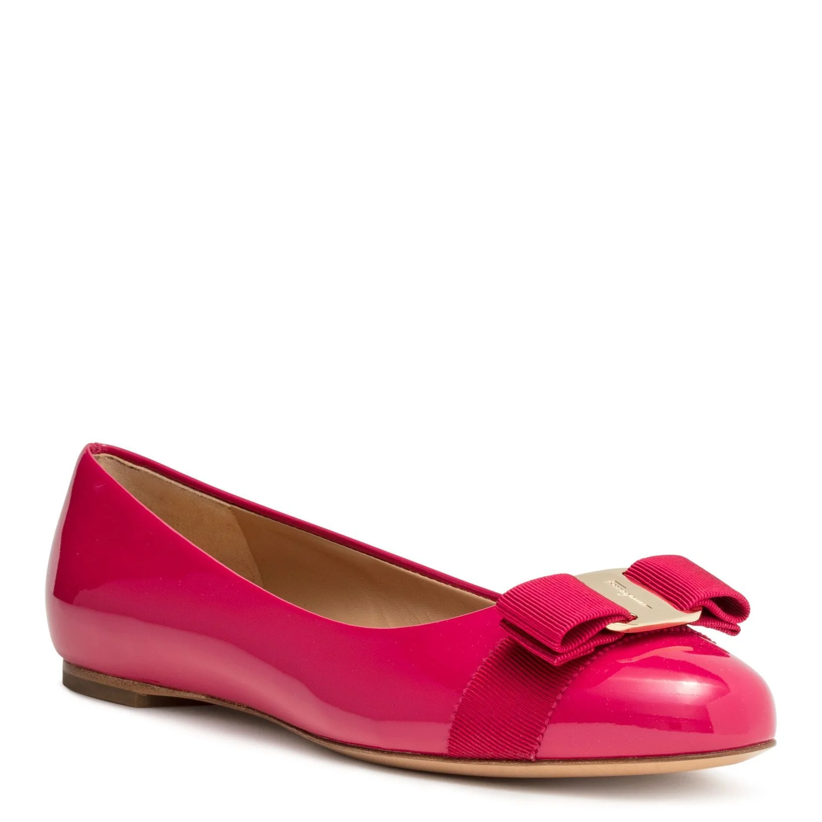Varina fuchsia patent leather ballerinas - Image 2