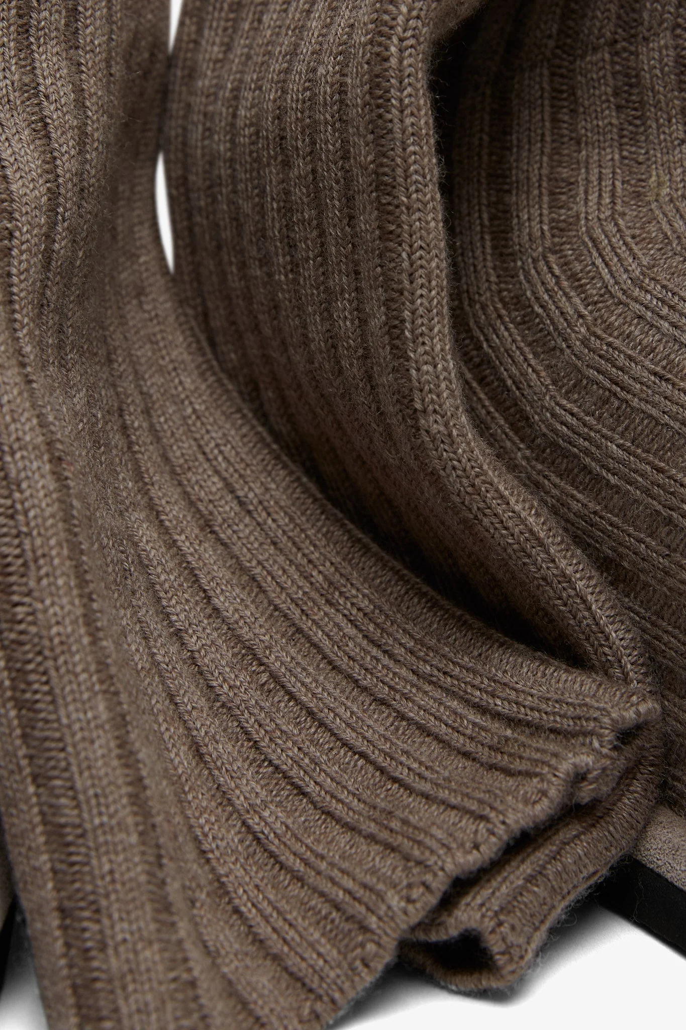 Veneda platform beige knitted stretch boots - Image 4