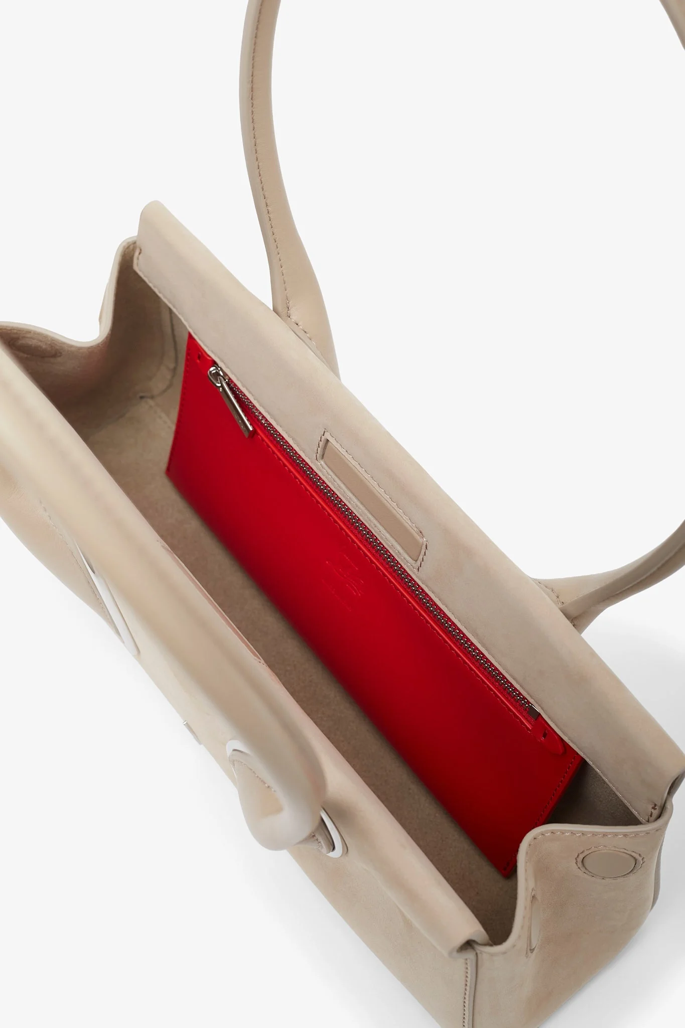 Venus Baguette Beige Clutch - Image 5