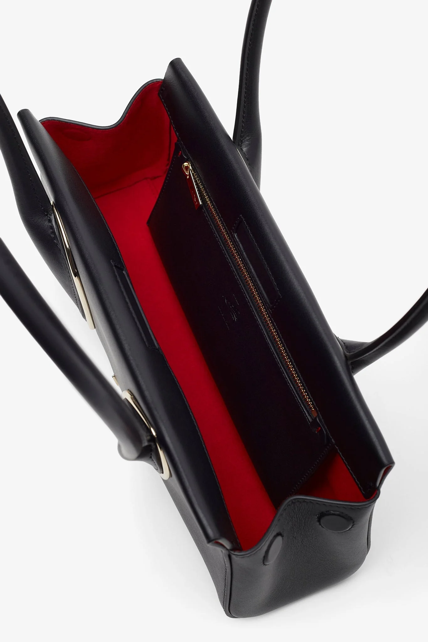 Venus black baguette shoulder bag - Image 4