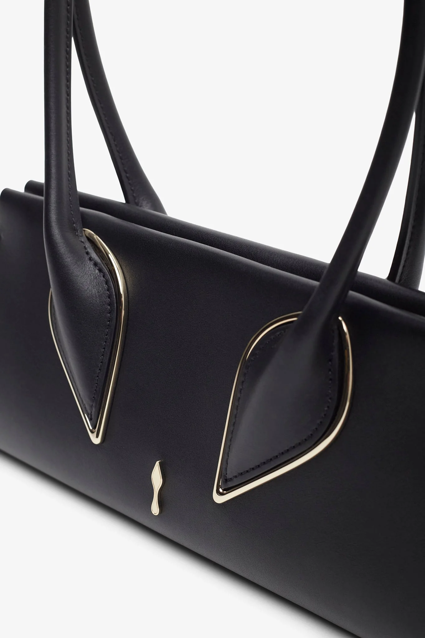 Venus black baguette shoulder bag - Image 5