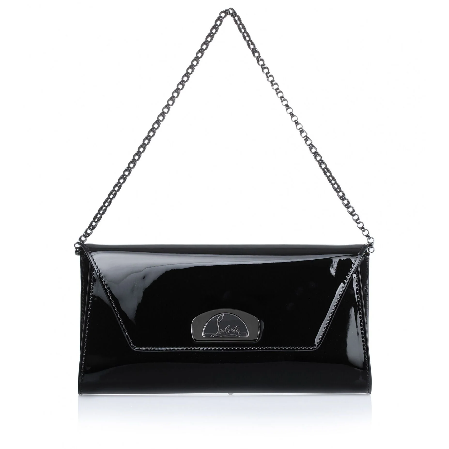 Vero Dodat black patent leather clutch - Image 3