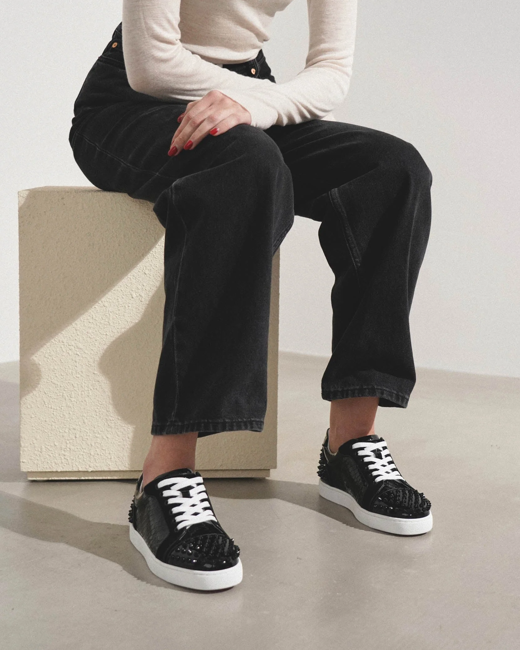 Vieira 2 orlato black patent sneakers - Image 2