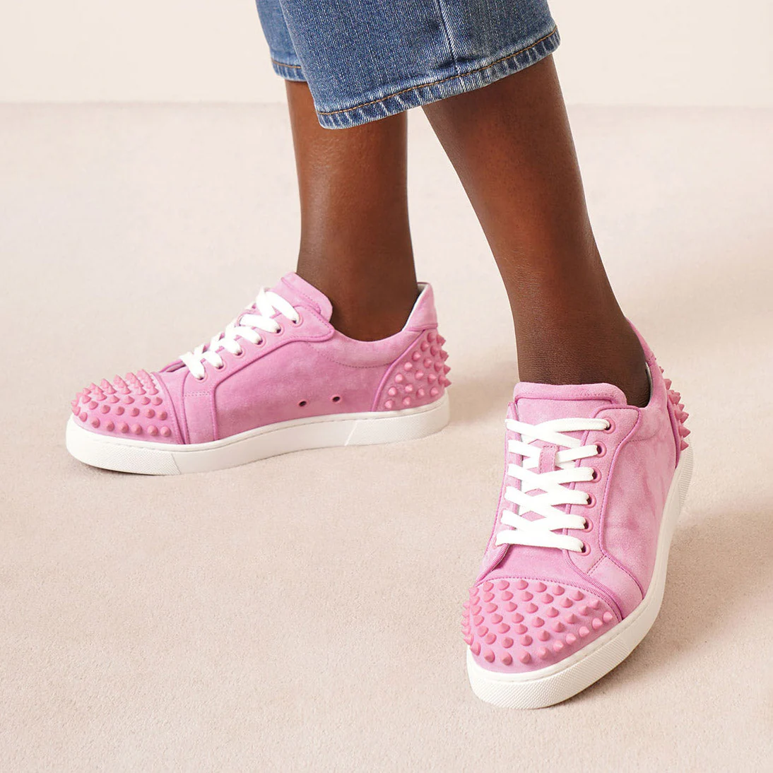 Vieira 2 orlato pink suede sneakers - Image 6