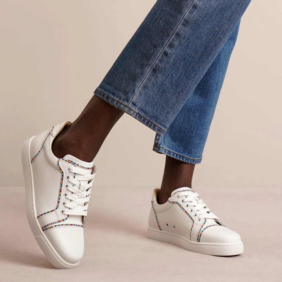 Vieira bordo strass white multi sneakers - Image 6