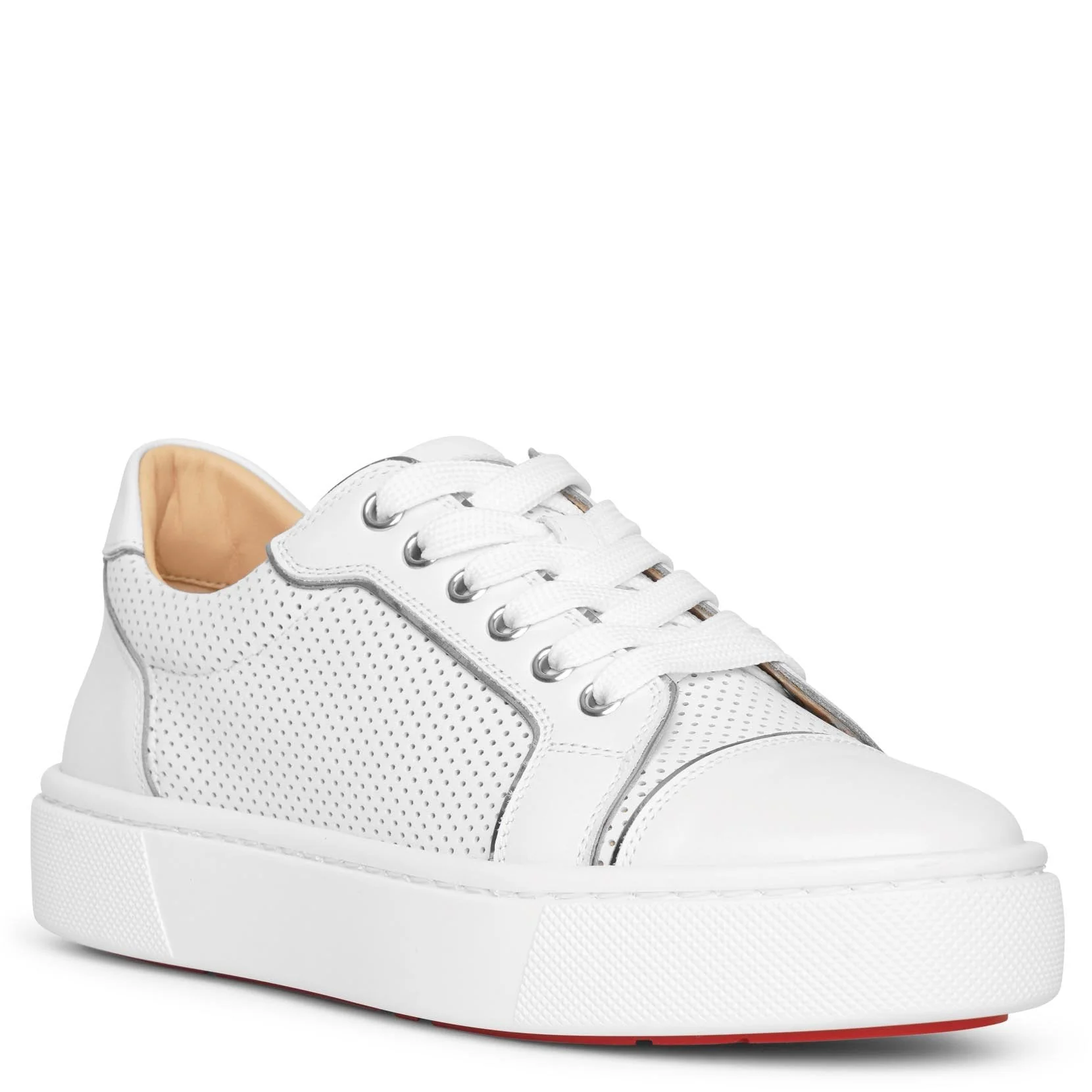 Vieirissima perforated leather sneakers - Image 3