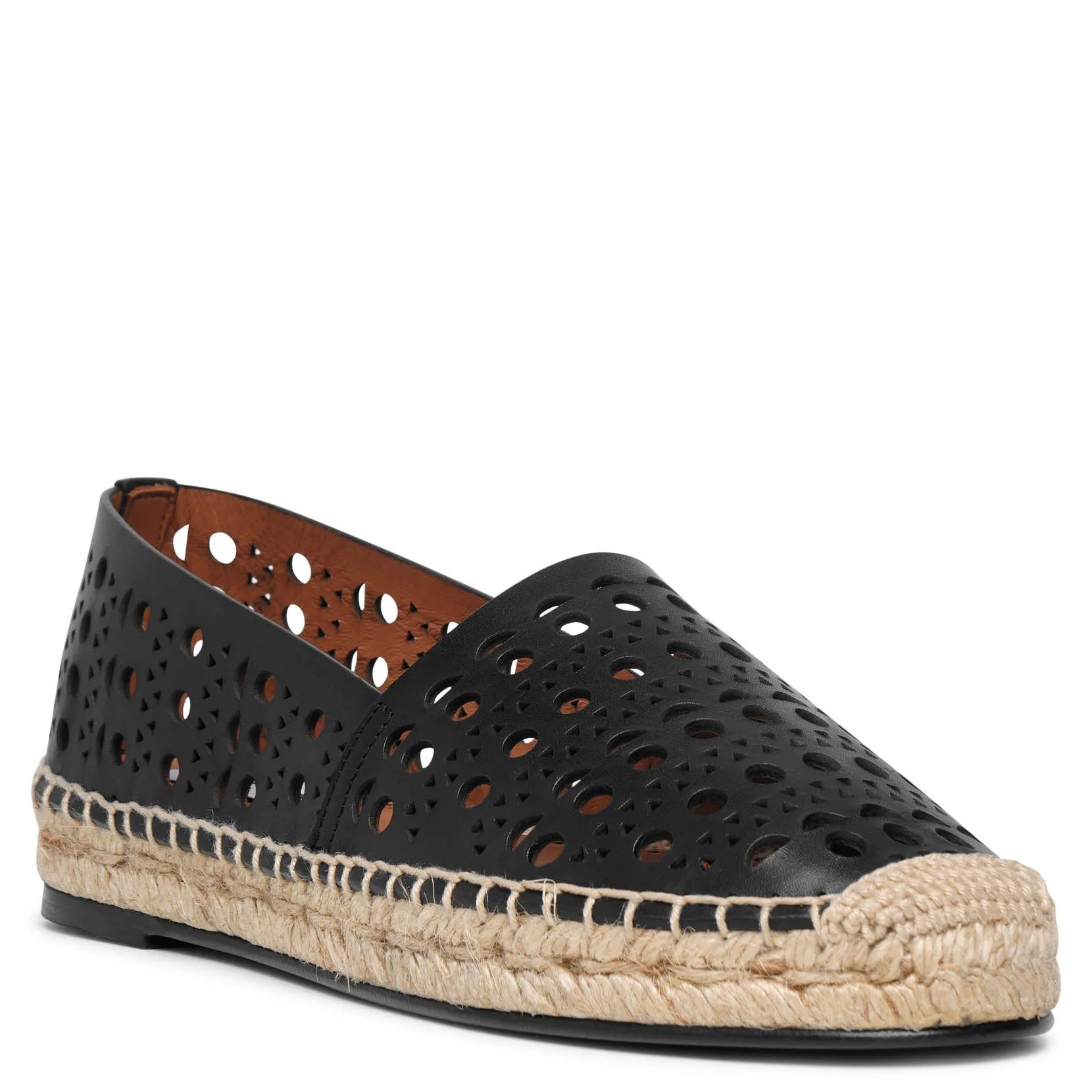 Vienne black leather espadrilles - Image 3