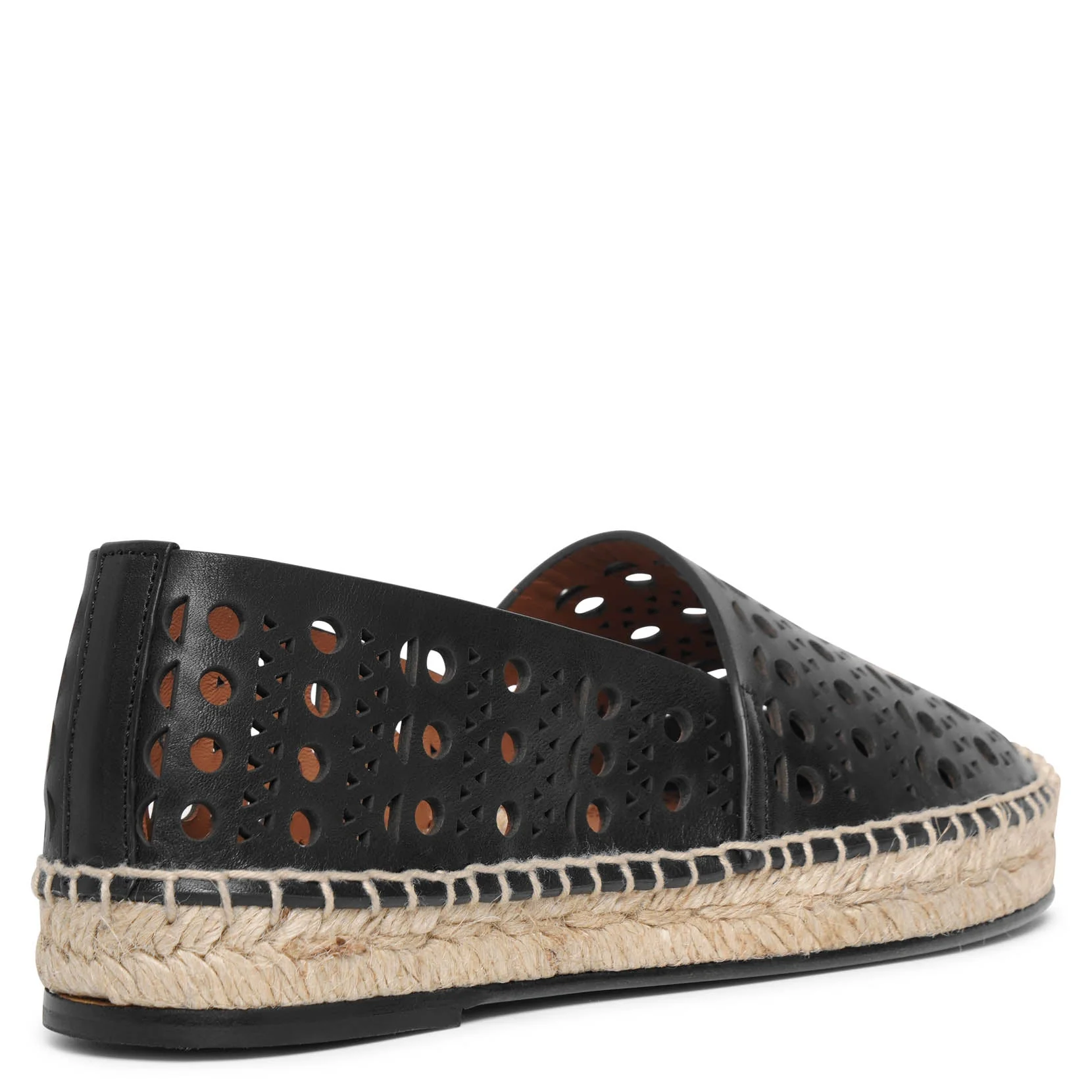 Vienne black leather espadrilles - Image 4