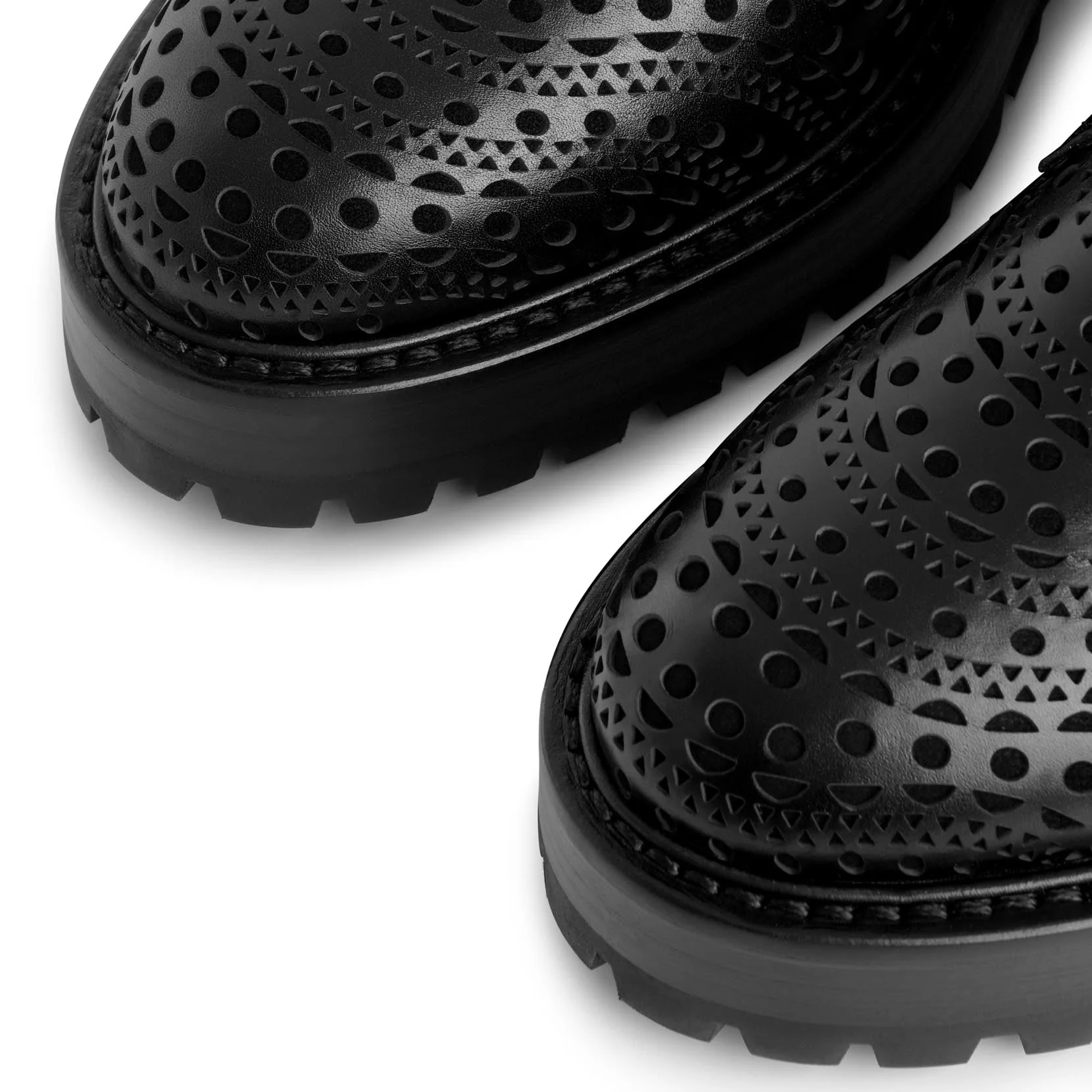Vienne black leather flat boots - Image 5