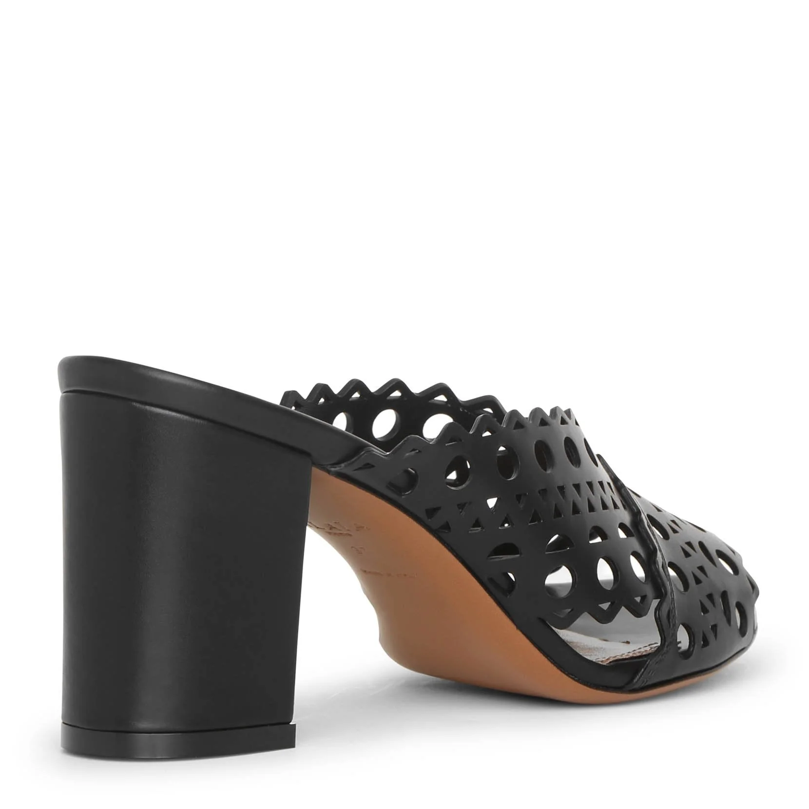 Vienne black leather mules - Image 3