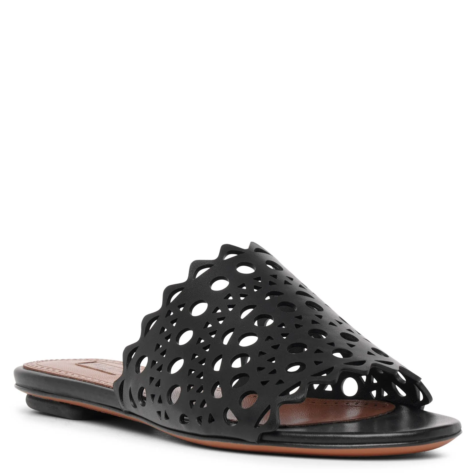 Vienne black leather mules - Image 3