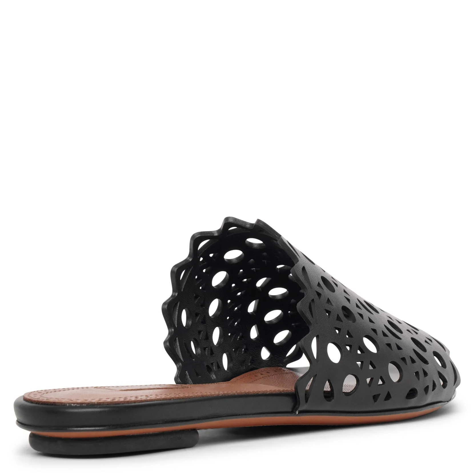 Vienne black leather mules - Image 4