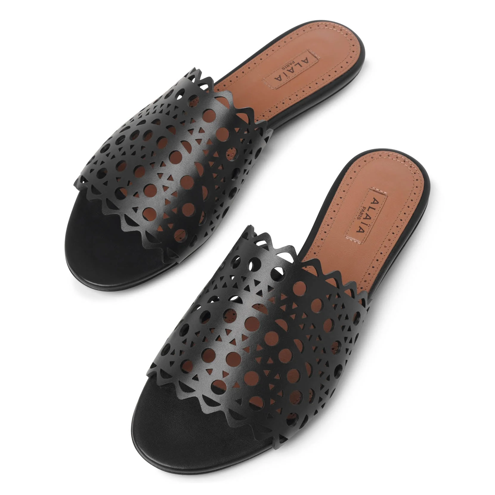 Vienne black leather mules - Image 5