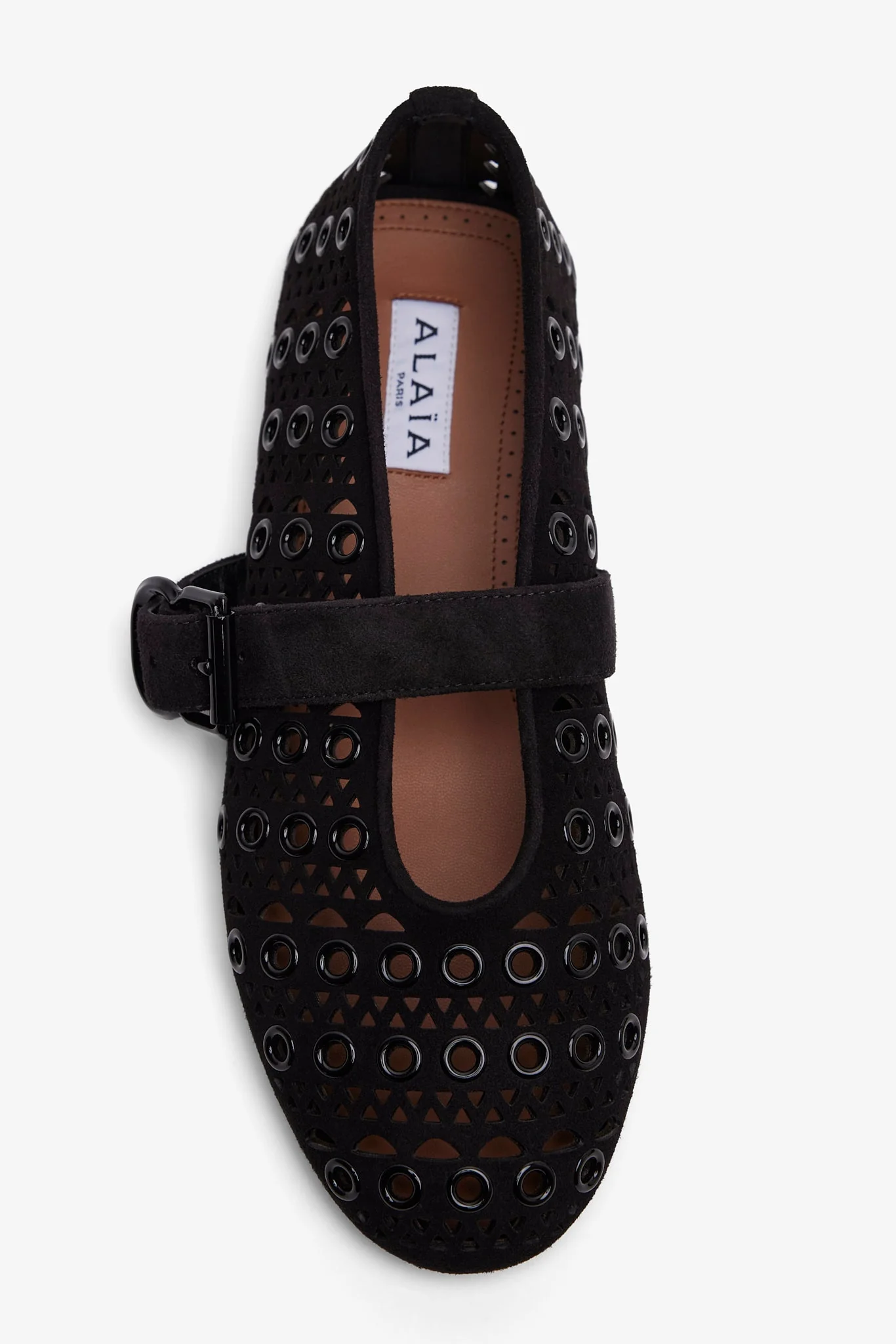 Vienne black suede ballet flats - Image 5