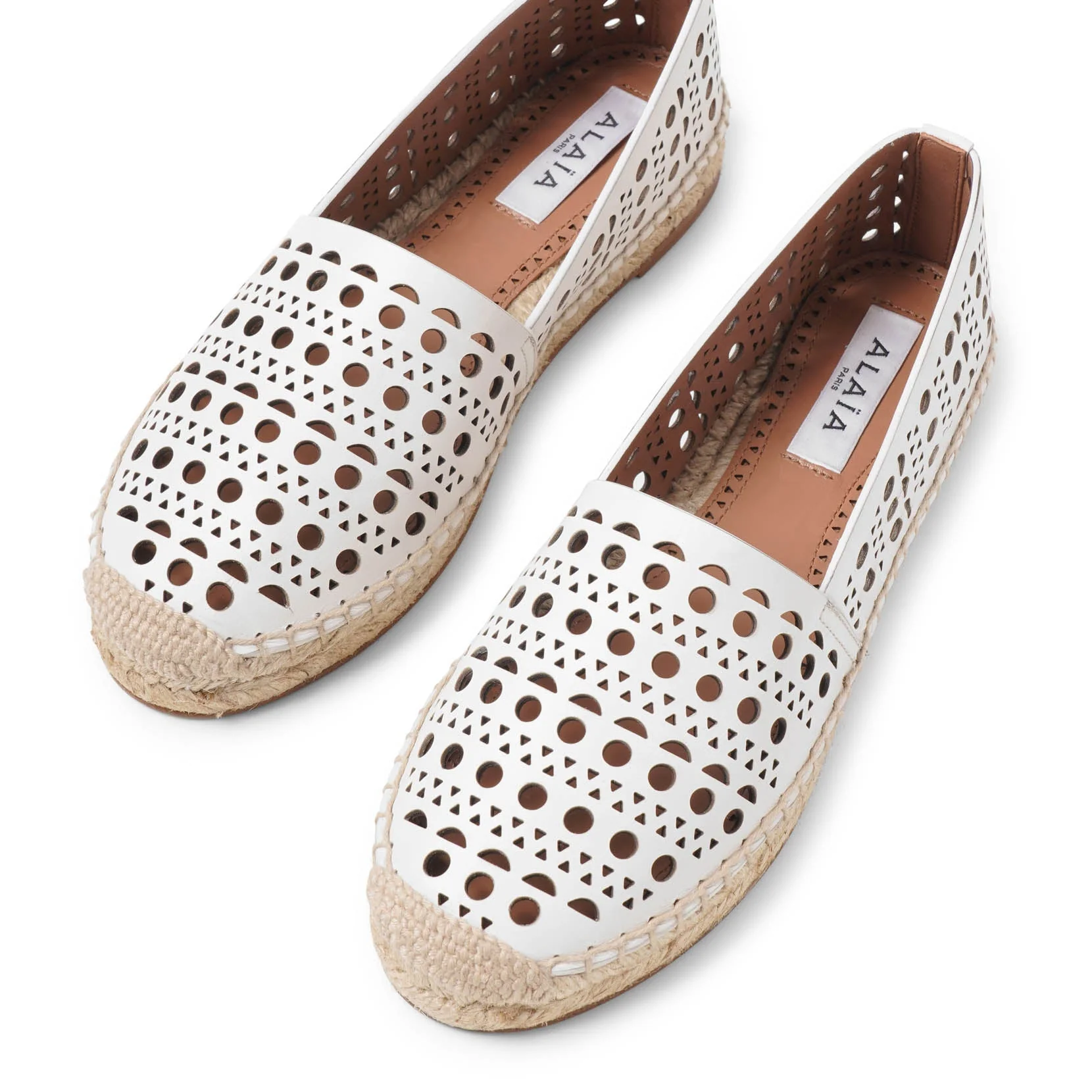 Vienne white leather espadrilles - Image 5